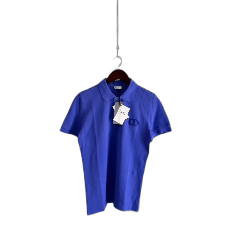 Dior Dior Blue Purple CD Embroidered Polo Shirt-yf Size US XS / EU 42 / 0 - 1 Thumbnail