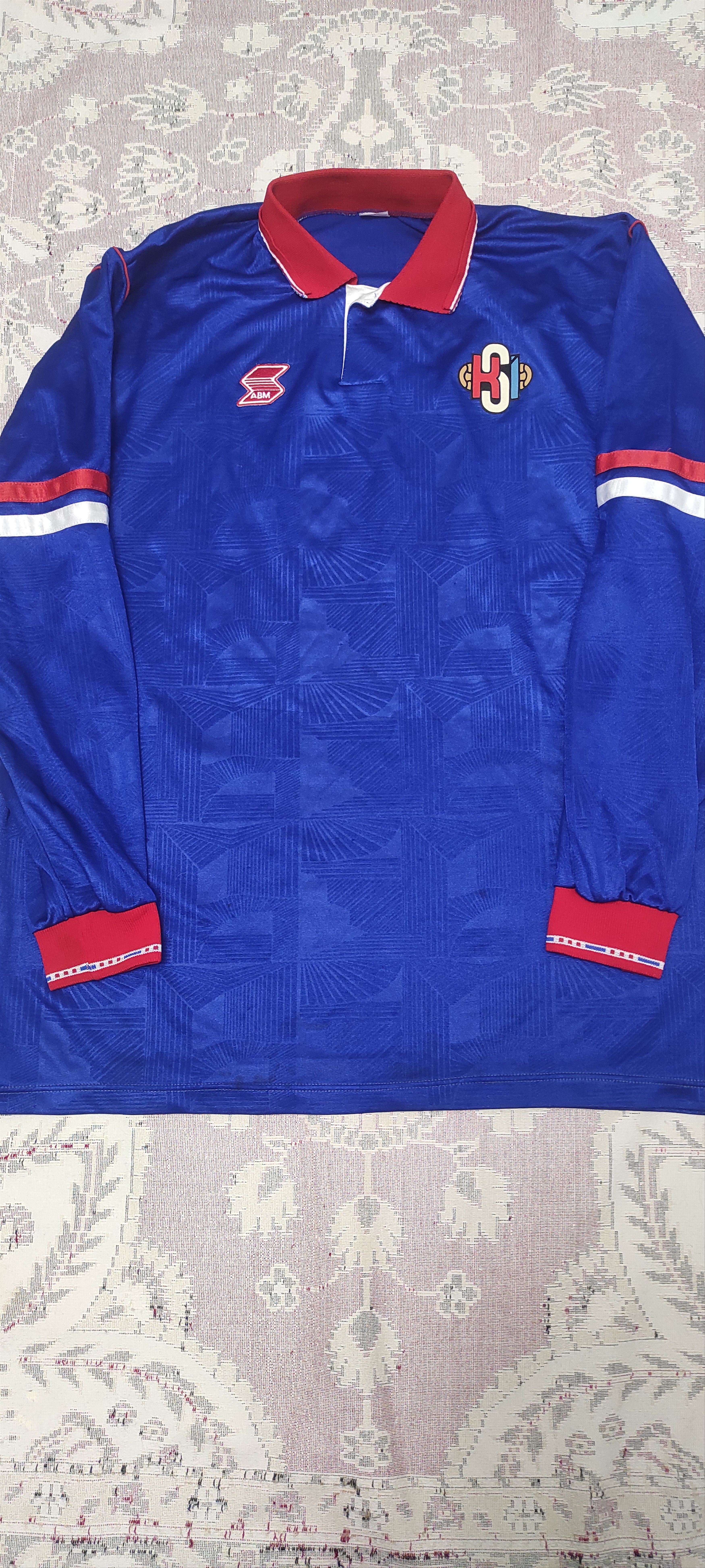 Other Iceland #9 LS Home football shirt 1992 - 1994 Rare Jersea Size US XXL / EU 58 / 5 - 1 Thumbnail