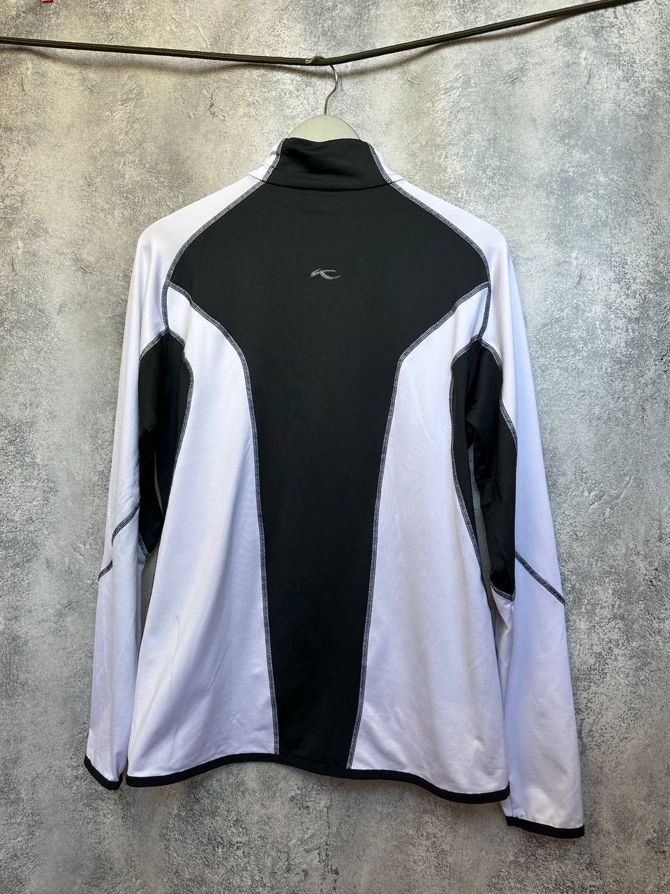 KJUS Kjus Half Zip Track Sweater White/Black Long Sleeve Thermo Size US M / EU 48-50 / 2 - 3 Thumbnail