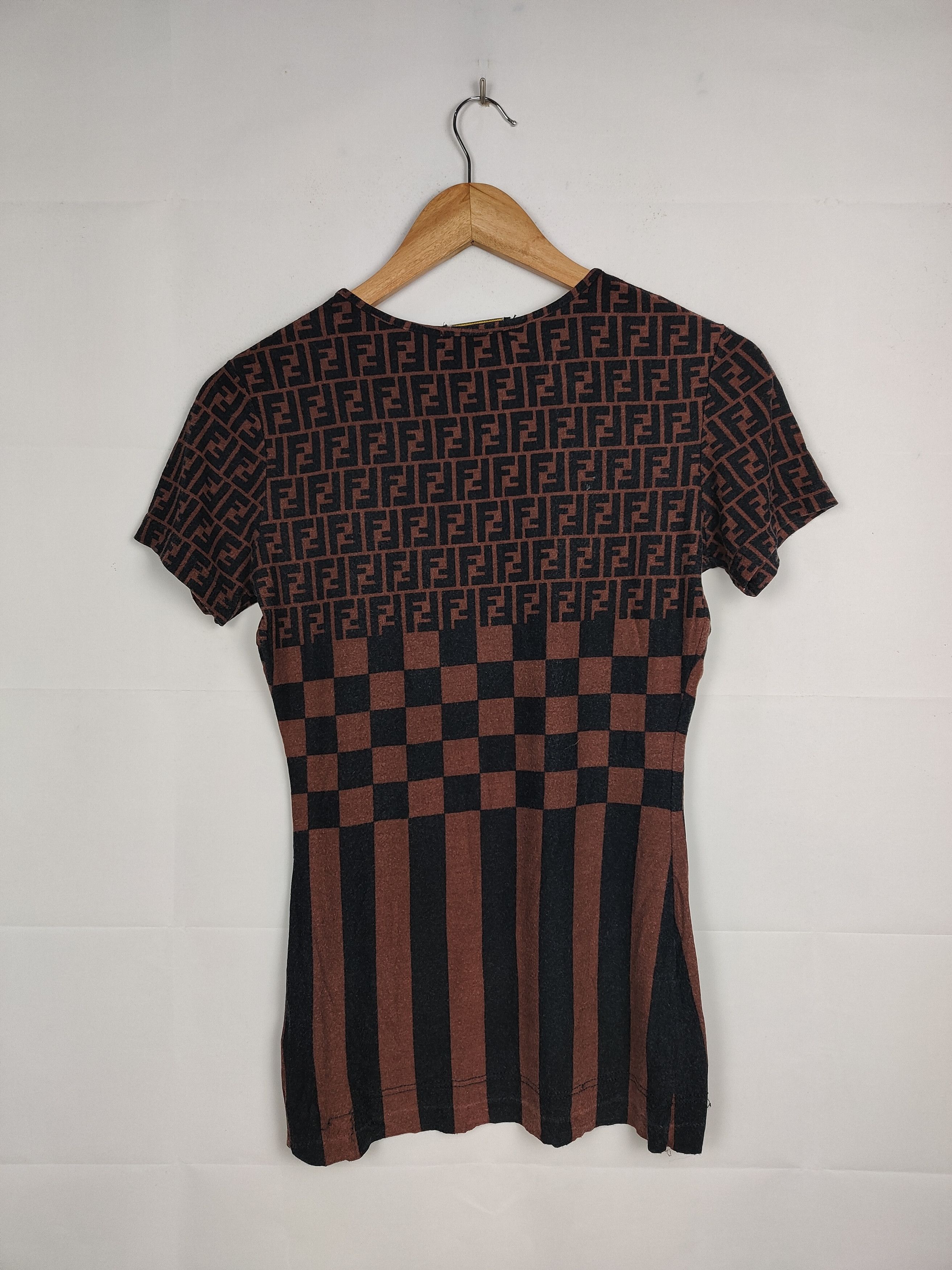 Designer × Fendi Fendi Monogram Shirt Size S / US 4 / IT 40 - 6 Thumbnail