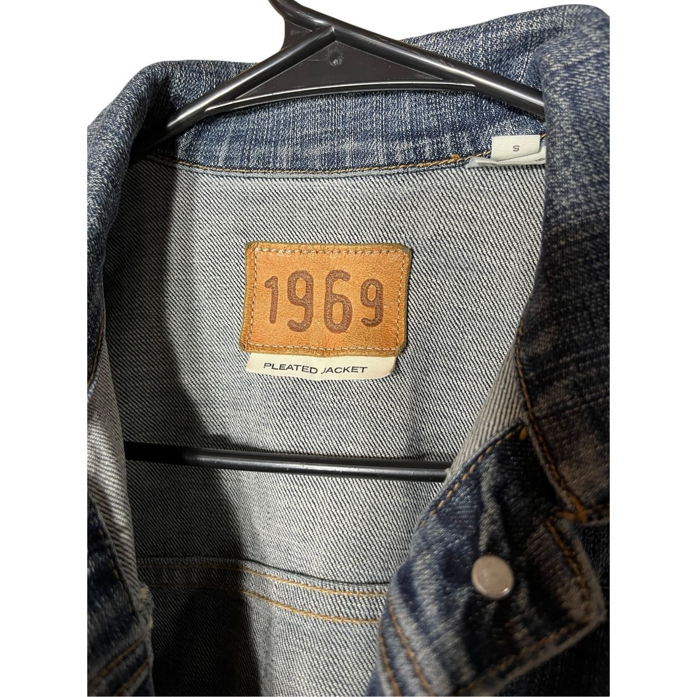 Gap Vintage GAP 1969 Jean Jacket Blue Denim Heritage Trucker Poc Size S / US 4 / IT 40 - 3 Thumbnail
