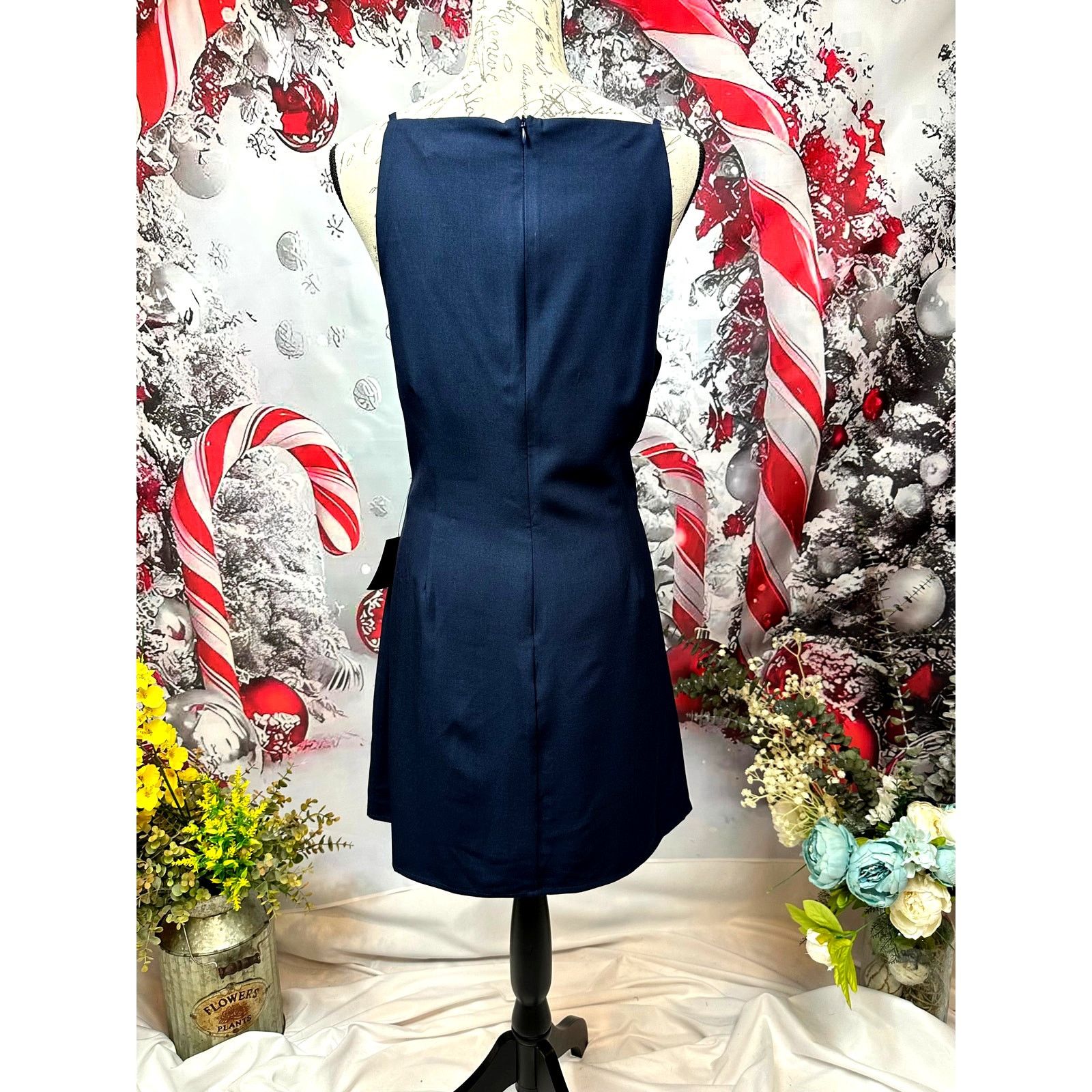 Other Lulu's Chic Ease Sleeveless Apron Mini Dress Navy Blue XL Size XL / US 12-14 / IT 48-50 - 15 Thumbnail