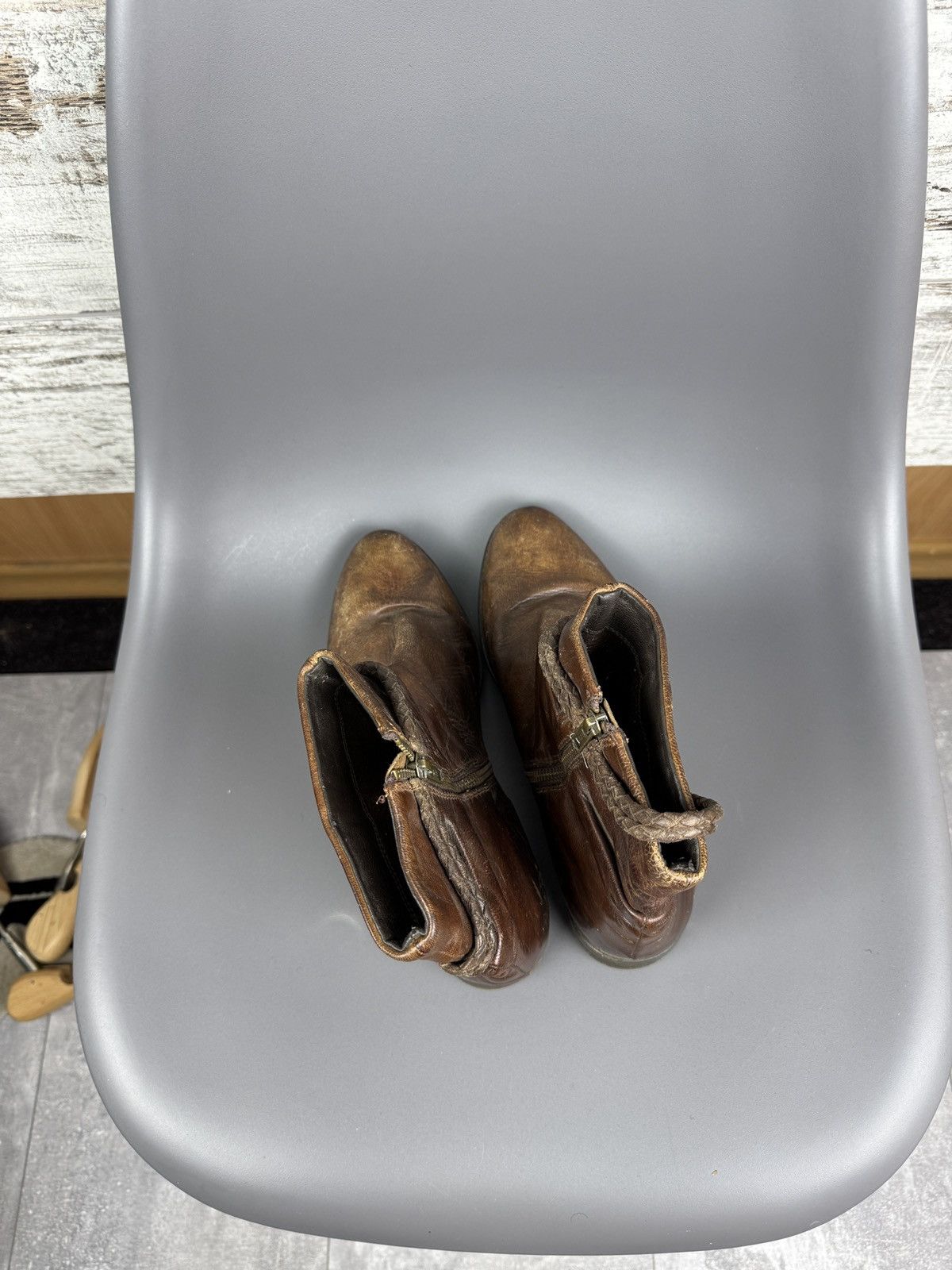 Vintage Vintage a.s.98 style leather boots sneakers size 40 as98 y2k Size US 7 / EU 40 - 7 Thumbnail