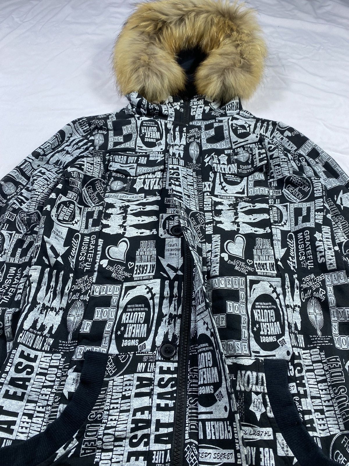 Japanese Brand Japanese Roc Fur zip Hoodie Size US S / EU 44-46 / 1 - 4 Thumbnail