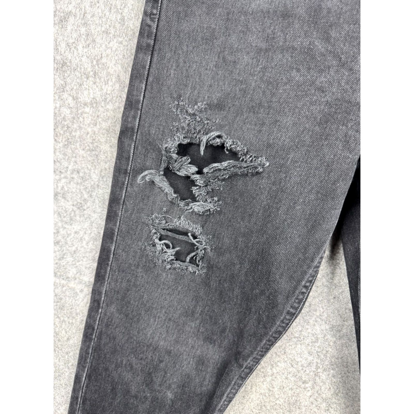 Agolde VINTAGE Agolde Jeans Women 28 Distressed Black 90s Pinch High Rise Straight Size 28" / US 6 / IT 42 - 4 Thumbnail