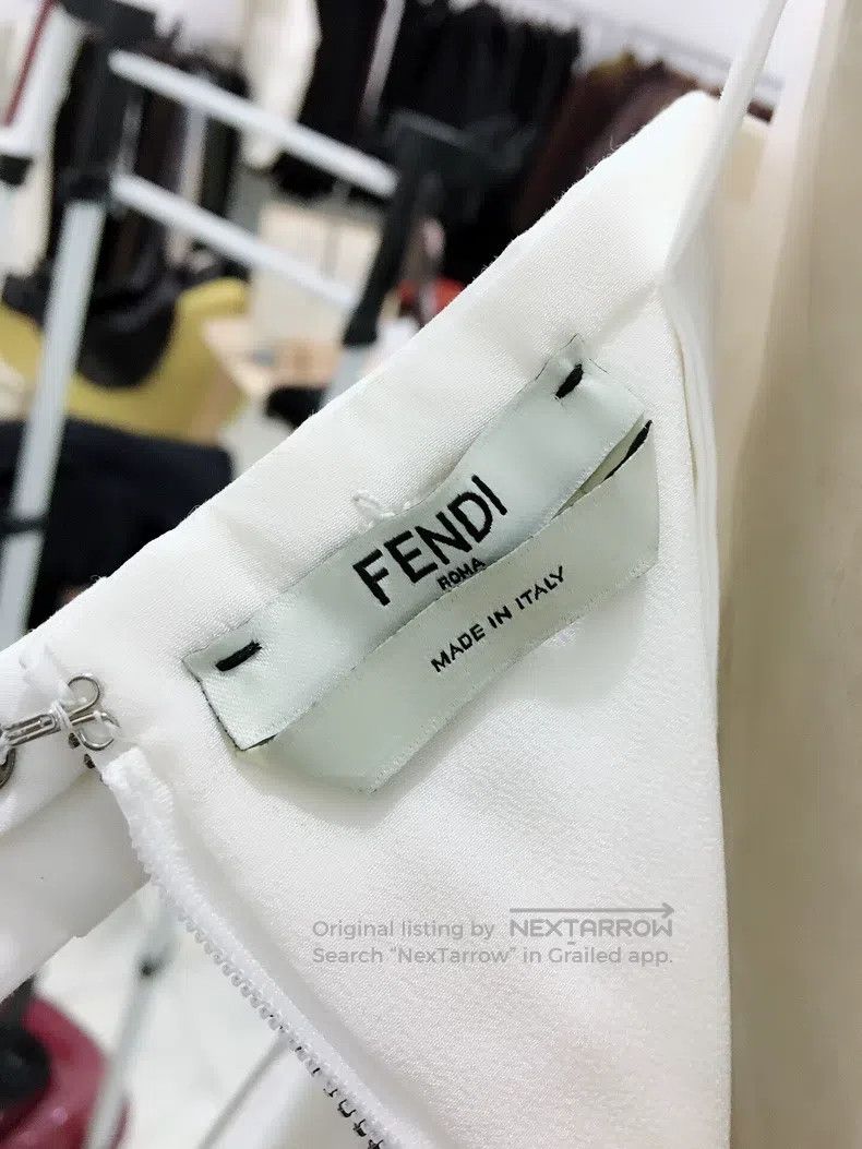 Fendi Fendi White Dress Size S / US 4 / IT 40 - 5 Thumbnail
