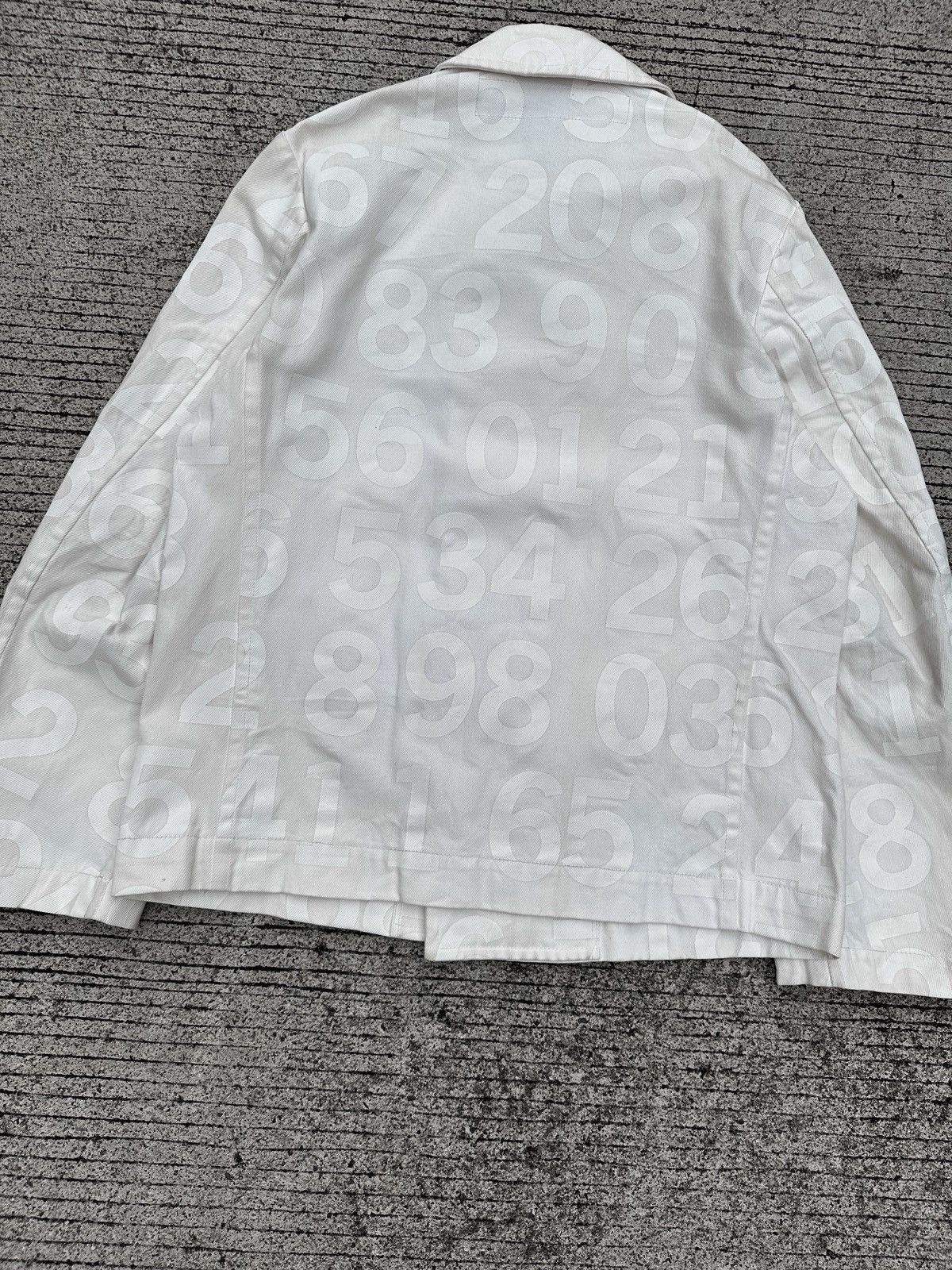 Comme des Garcons × Junya Watanabe Junya Watanabe AD2002 Numbers Allover Printed Jacket Size US M / EU 48-50 / 2 - 4 Thumbnail
