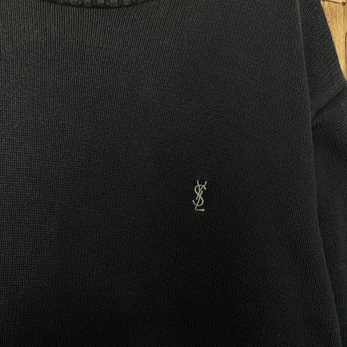 Yves Saint Laurent Navy YSL Sweater Knit Yves Saint Laurent Sweatshirt Size US XL / EU 56 / 4 - 4 Thumbnail
