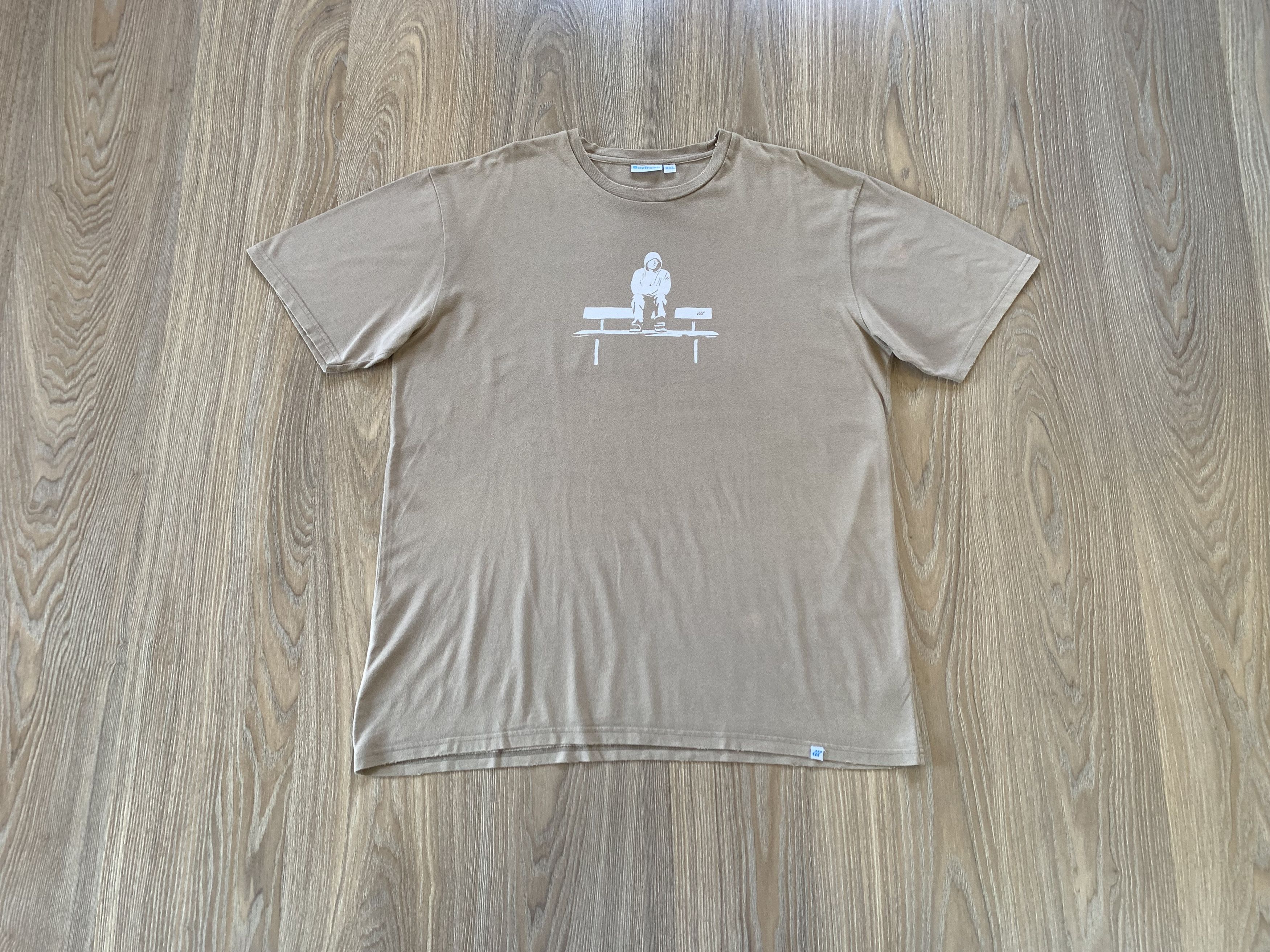 Band Tees Eminem Big Print Beige T-Shirt Size US XXL / EU 58 / 5 - 1 Thumbnail