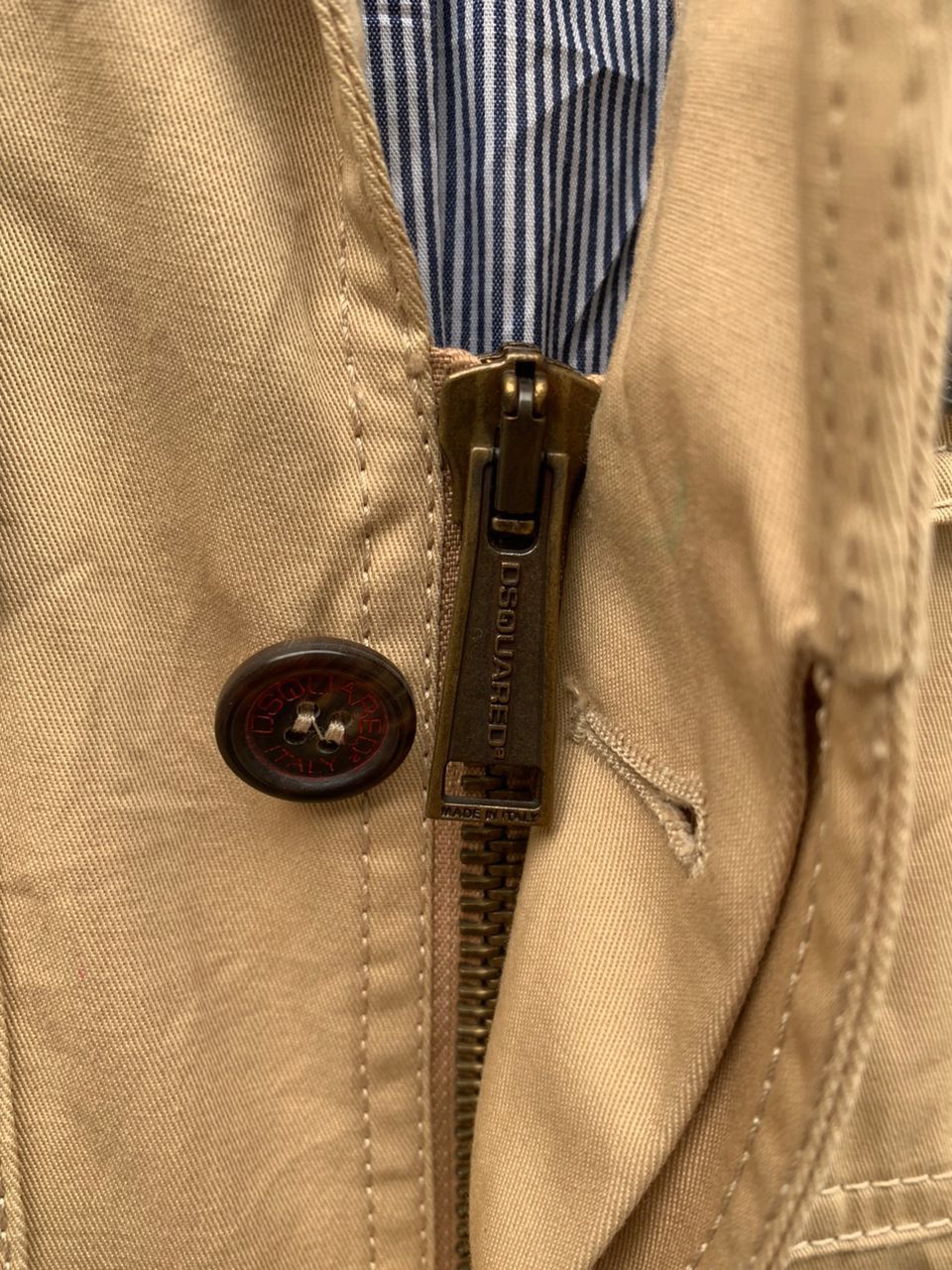 Dsquared2 Veste Dsquared2 Camel Taille 52 It en Coton Jacket Size US S / EU 44-46 / 1 - 11 Thumbnail