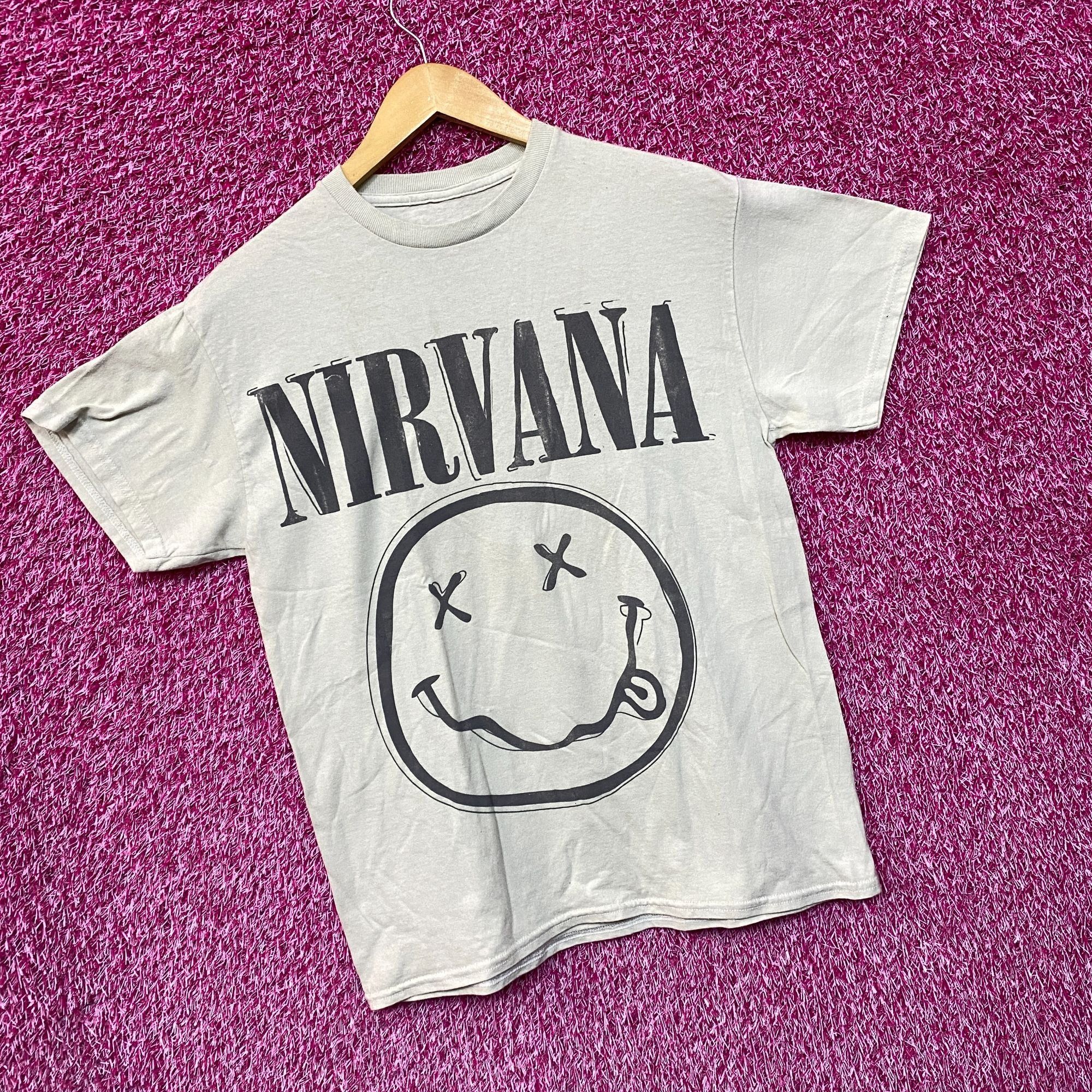 Band Tees × Nirvana Nirvana Smiley Face Promo Nevermind Grunge Tee S Size US S / EU 44-46 / 1 - 3 Thumbnail