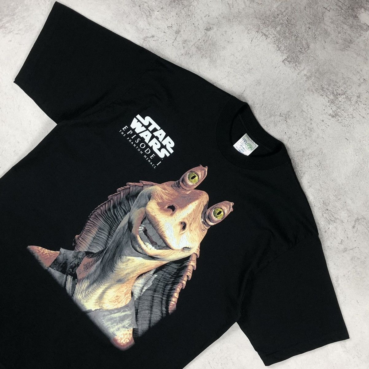 Star Wars 1999 Star Wars Episode 1 Jar Jar Binks Phantom Menace Tee Size US XL / EU 56 / 4 - 10 Thumbnail