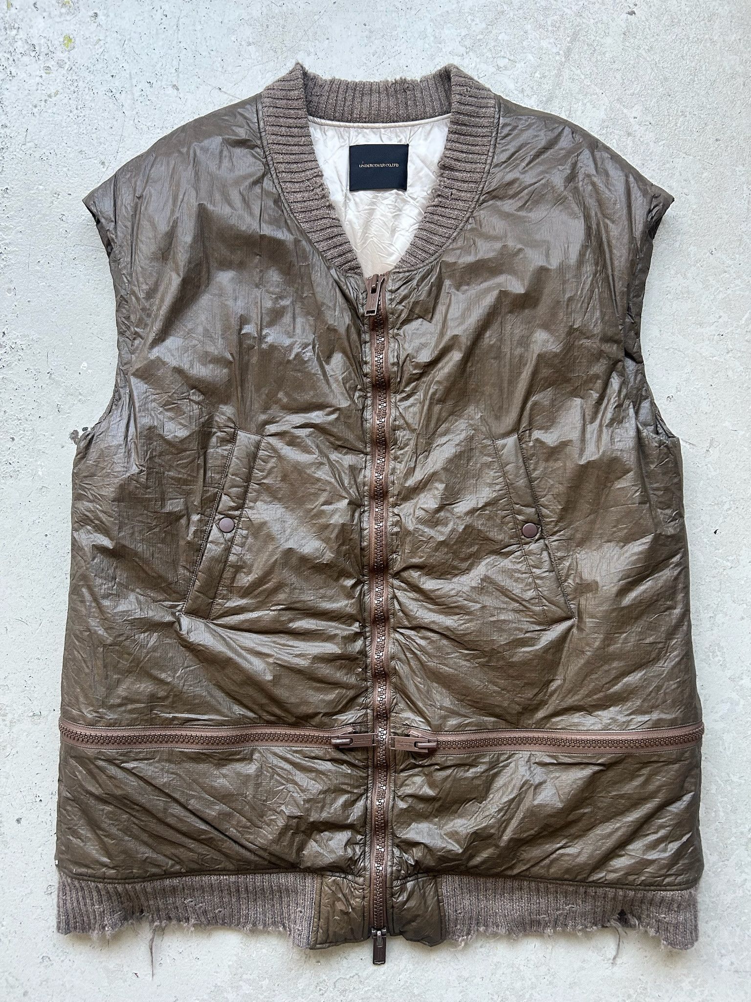 Undercover Undercover Tarp Bomber Vest Waistcoat Size US M / EU 48-50 / 2 - 1 Thumbnail