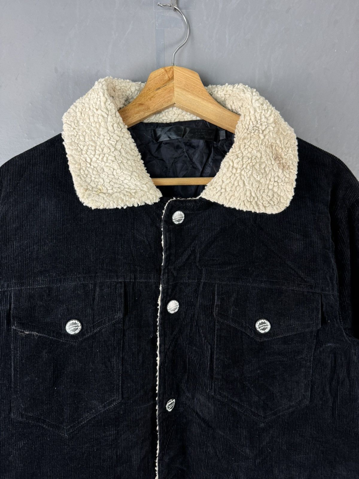 Japanese Brand JAPANESE CORDUROY BUTTON UP JACKET Size US S / EU 44-46 / 1 - 3 Thumbnail