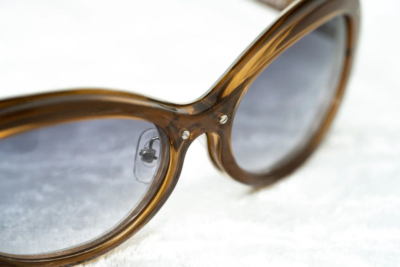 Yohji Yamamoto Yohji Yamamoto Sunglasses Cat Eye Brown Frame Size ONE SIZE - 8 Thumbnail