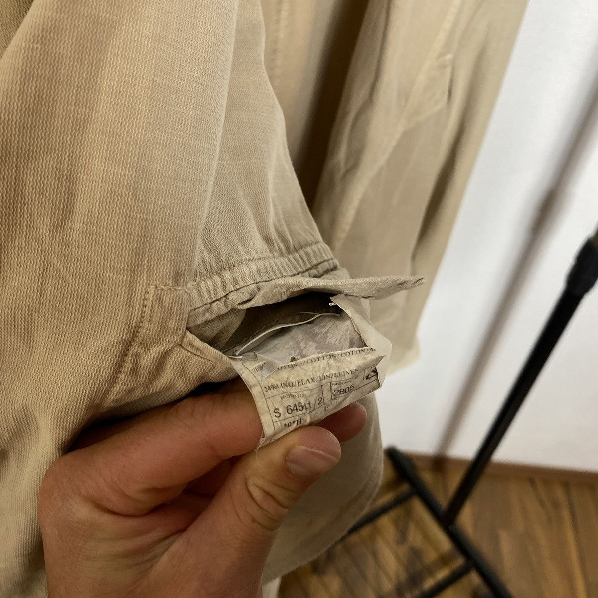 L.B.M. 1911 Cotton and Linen Blazer L.B.M 1911 Cream Size 48R - 7 Thumbnail