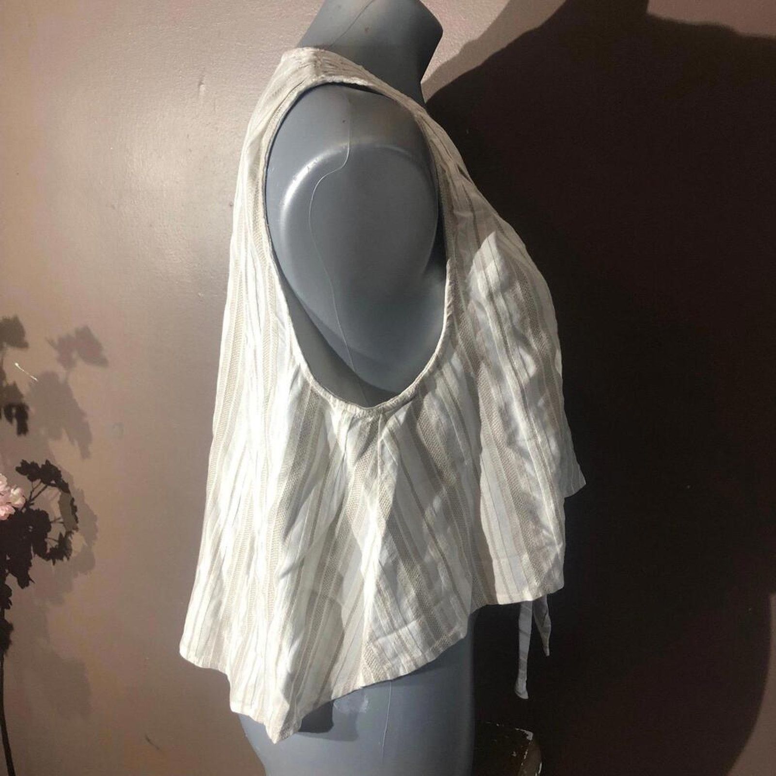 Free People Top blouse shirt tie front vest free people Size S / US 4 / IT 40 - 4 Thumbnail