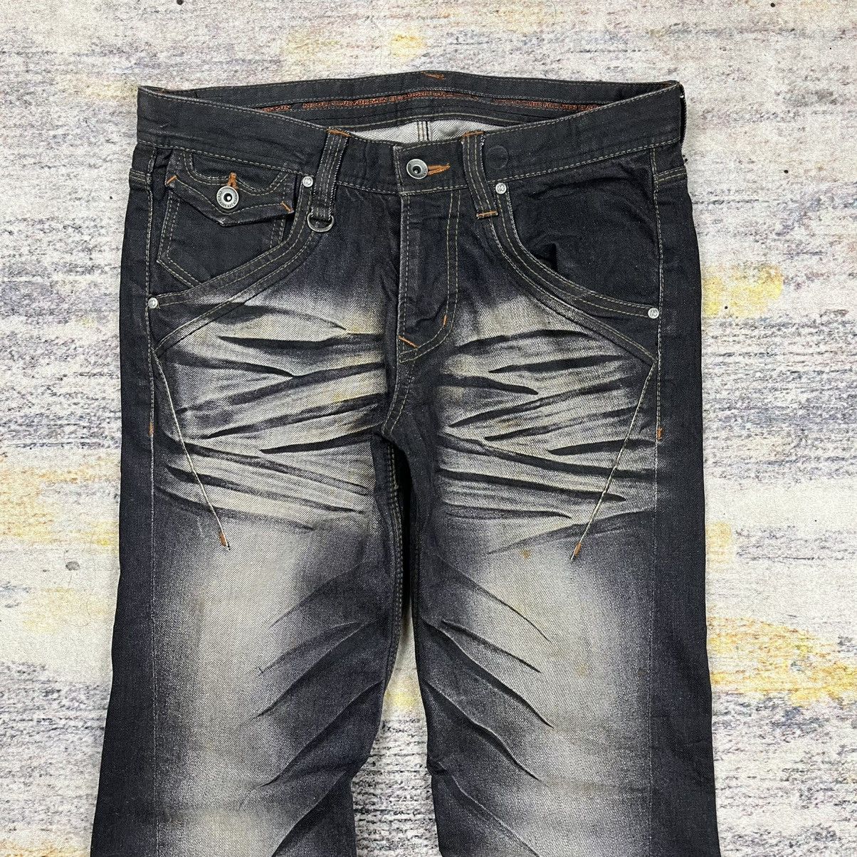 Tornado Mart Nicole club for men clawmark boot cut denim pants Size US 31 - 3 Thumbnail