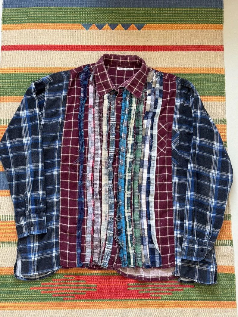 Needles NEEDLES Vintage Patchwork Shirt - dmc Size US L / EU 52-54 / 3 - 1 Thumbnail