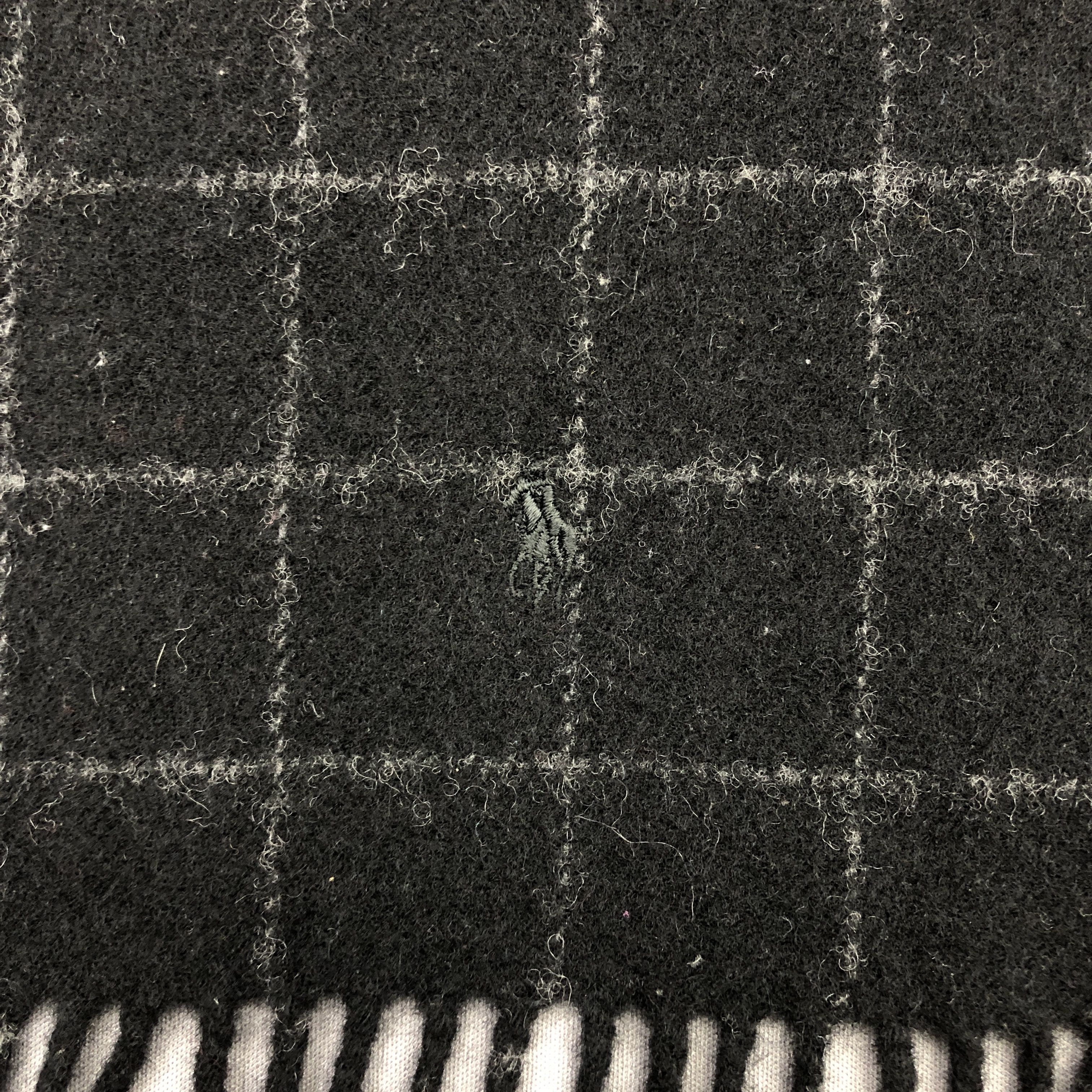 Polo Ralph Lauren Vintage 90s Polo Ralph Lauren Scarf Muffler Wool Scarves Size ONE SIZE - 4 Thumbnail