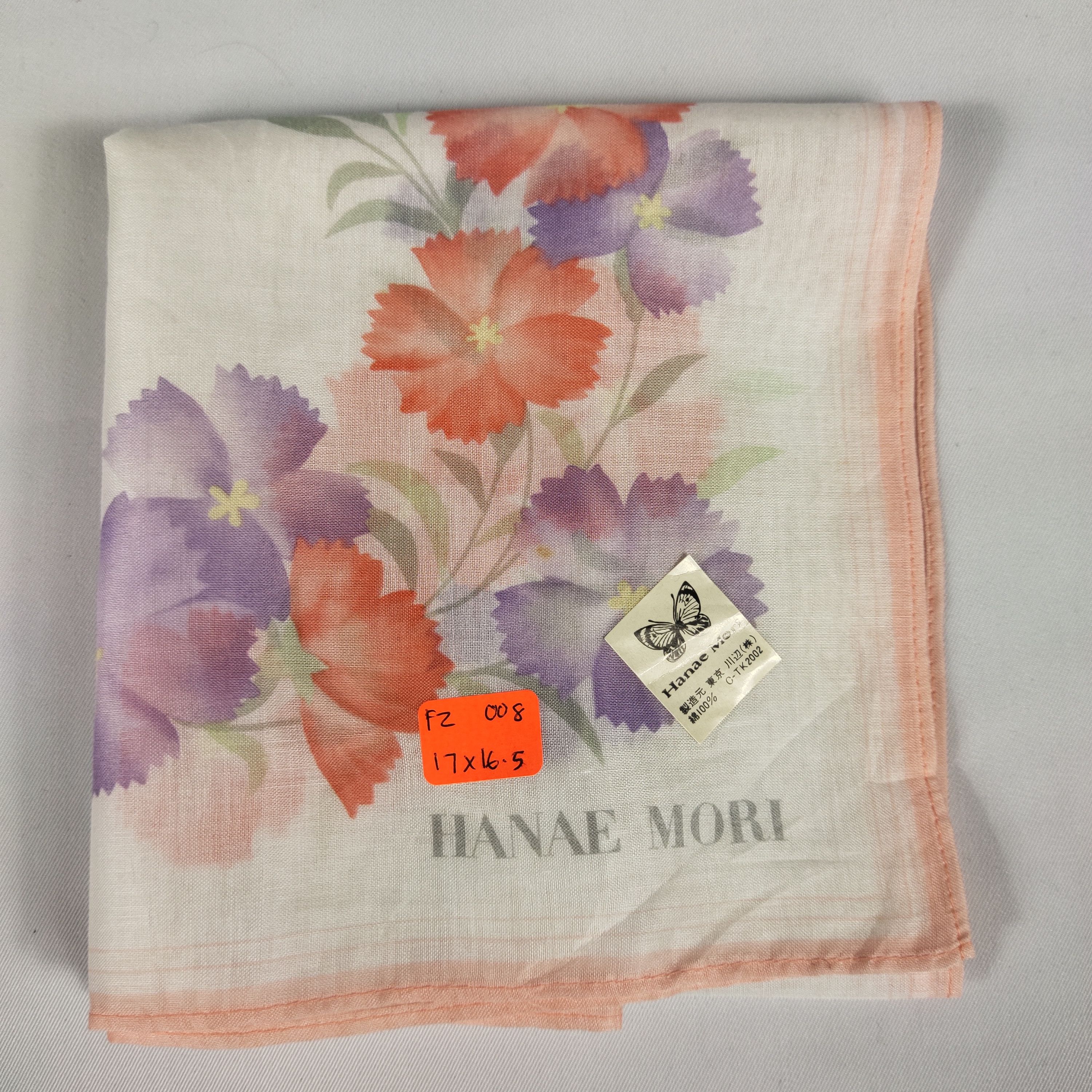 Hanae Mori × Vintage Hanae Mori Handkerchief / Neckerchief / Bandana FZ008 Size ONE SIZE - 2 Thumbnail