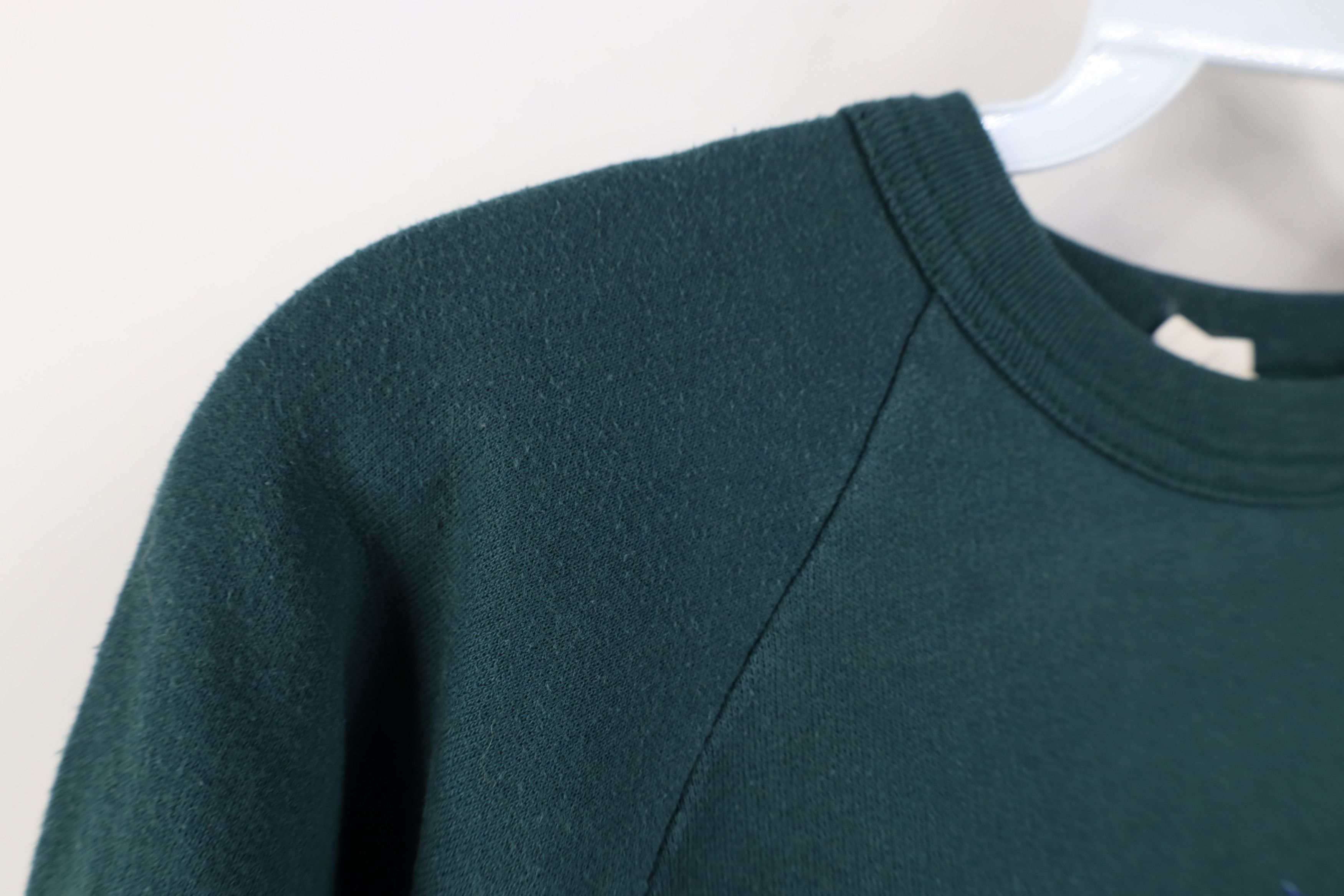 Vintage Vintage 90s Streetwear Canada Wilderness Sweatshirt Green Size L / US 10 / IT 46 - 7 Thumbnail