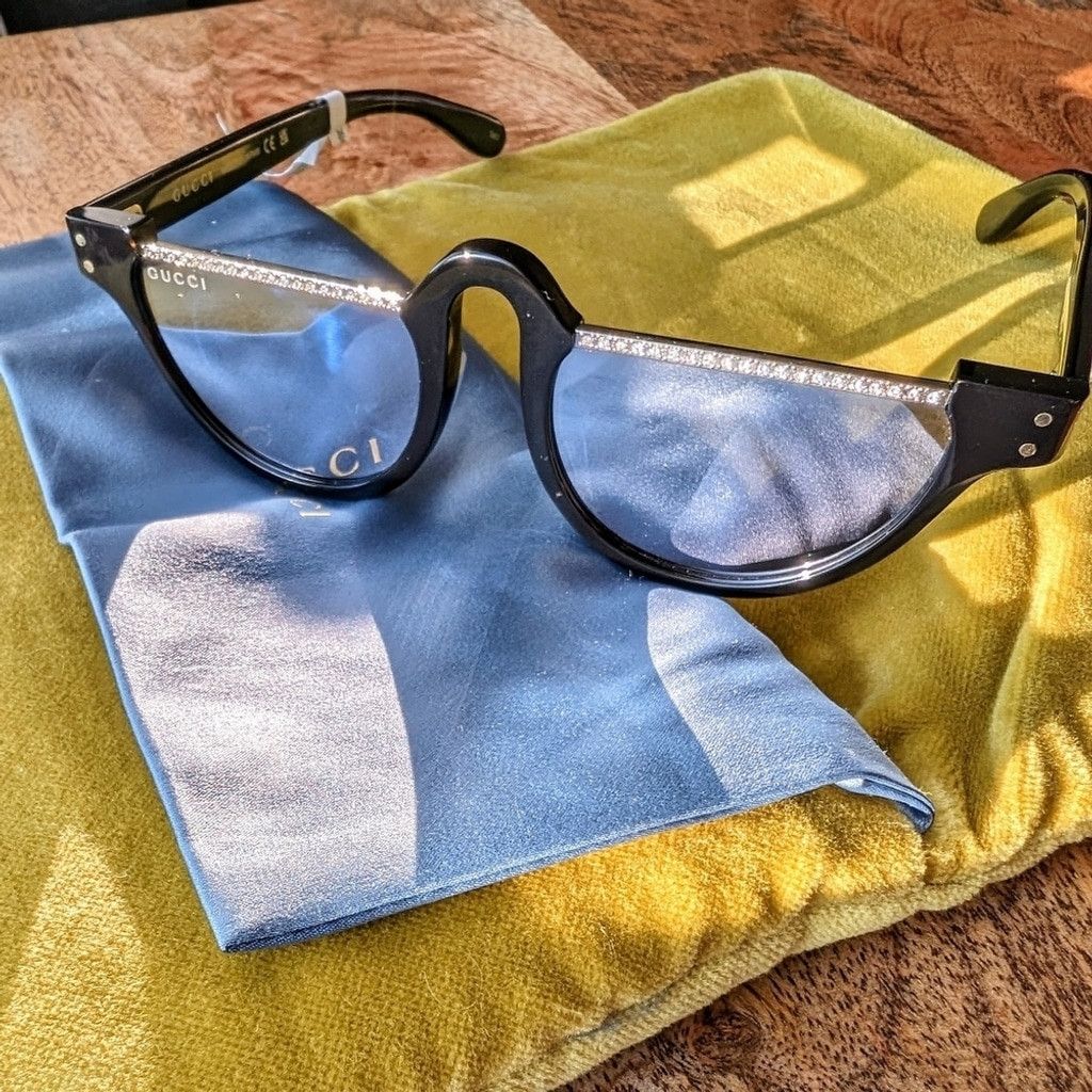 Gucci Gucci Runaway Novelty Mirror Sunglasses, NWT, UNISEX Size ONE SIZE - 6 Thumbnail