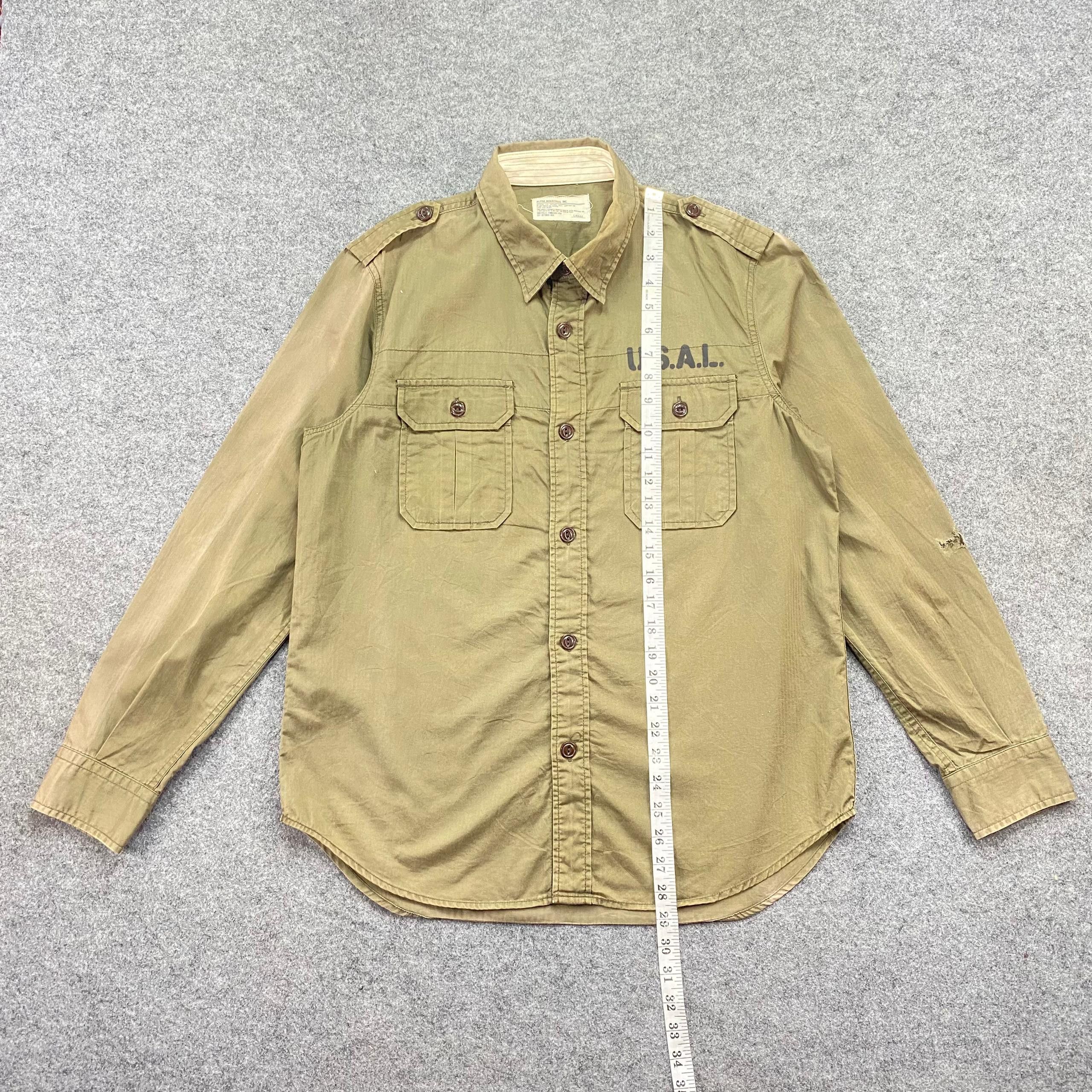 Alpha Industries Vintage Alpha Industry Millitary Army Jacket Size US L / EU 52-54 / 3 - 5 Thumbnail