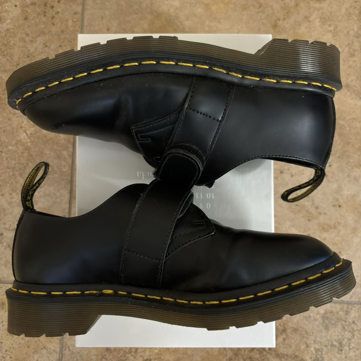 Dr. Martens × Engineered Garments 1461 derby oxford Smith leather Japan 3 eye slip on velcro Size US 6 / IT 36 - 5 Thumbnail