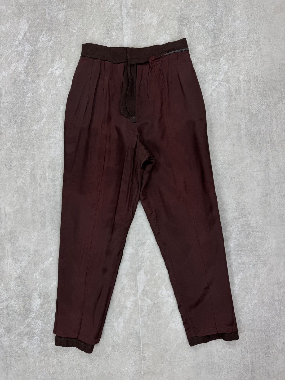 Other Fundamental things wool brown pleated trousers pants Size 24" / US 00 / IT 34 - 12 Thumbnail