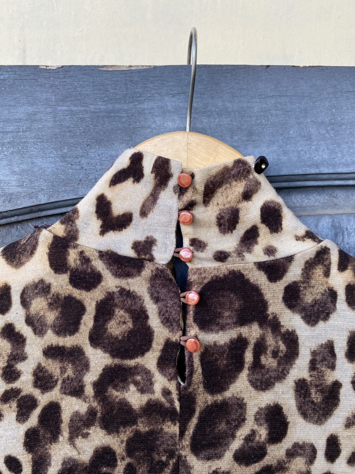 Vintage Vintage Boho Chic Ruffle Leopard Pussy Bow Blouse Japanese Size M / US 6-8 / IT 42-44 - 11 Thumbnail