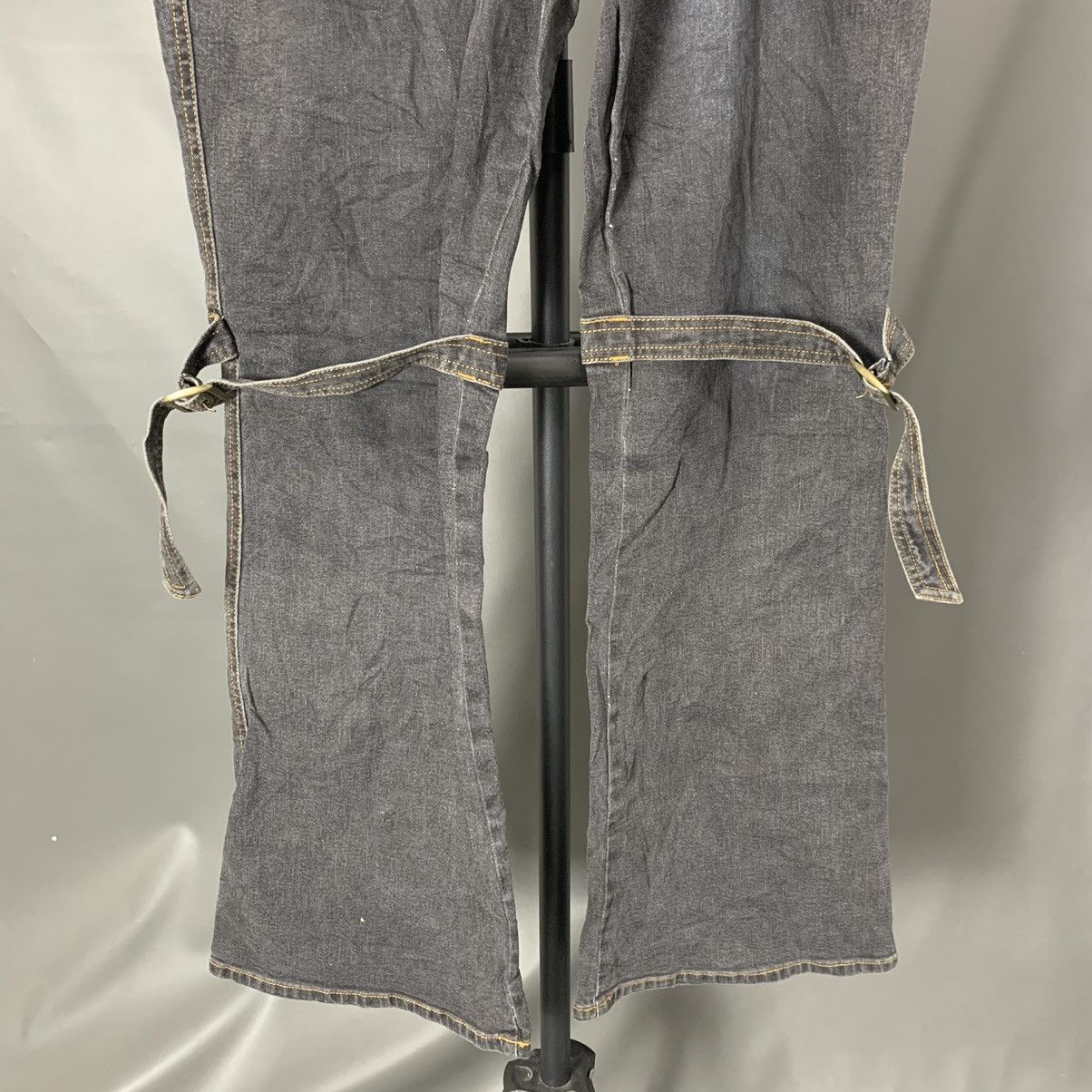 Hysteric Glamour × Japanese Brand Super Flare Jeans Livre Claire Thin Low Rise Boot Cut Size US 31 - 3 Thumbnail
