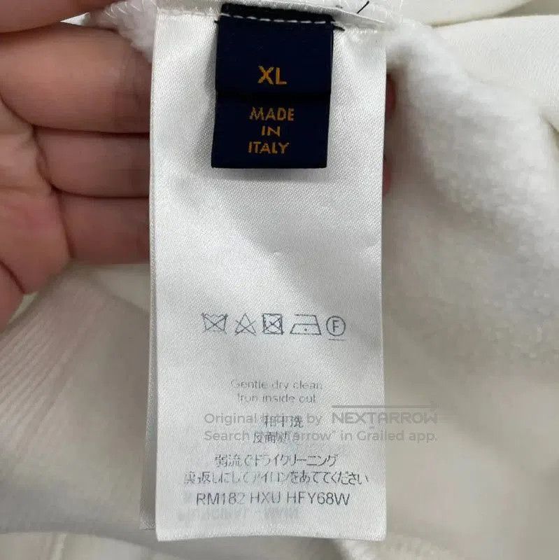 Louis Vuitton Louis Vuitton Winter White Cotton Sweatshirt . Size US XL / EU 56 / 4 - 4 Thumbnail