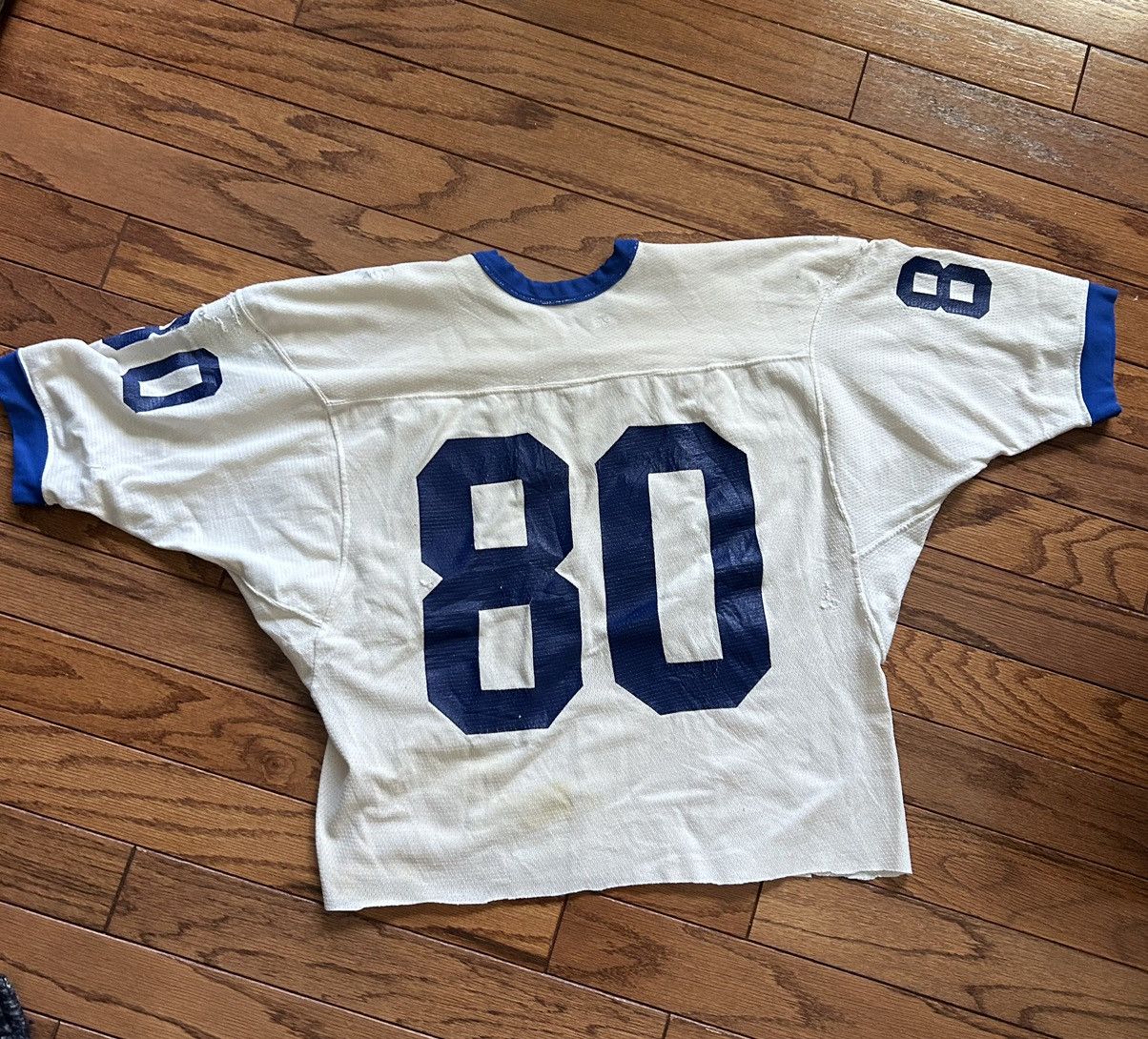 Vintage Vintage thrashed white football jersey Size US L / EU 52-54 / 3 - 2 Thumbnail