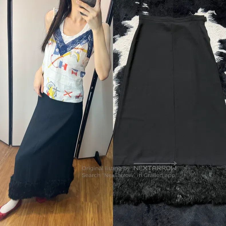 Comme des Garcons Comme des Garcons size M Ruffled Long Skirt Size 23" - 1 Thumbnail