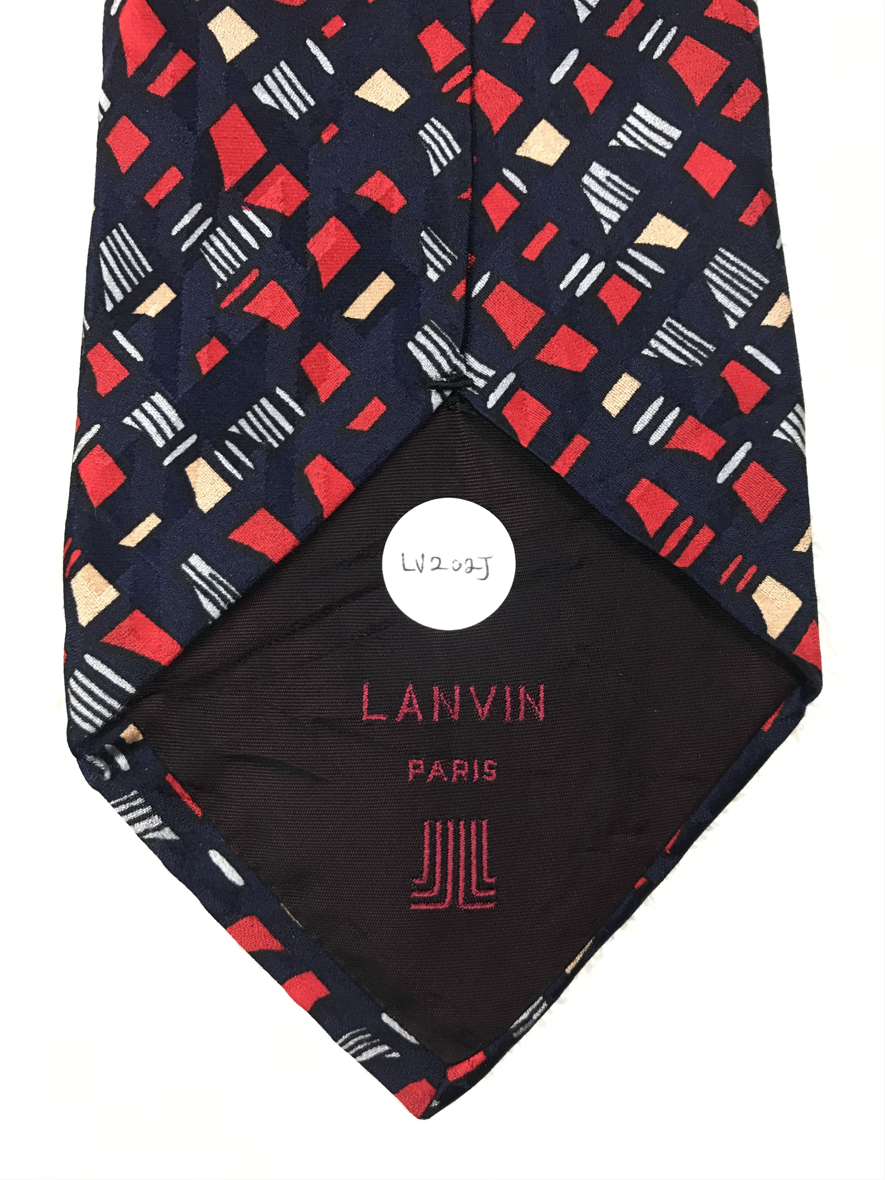 Designer × Lanvin × Vintage Vintage Lanvin Silk Necktie Size ONE SIZE - 7 Thumbnail
