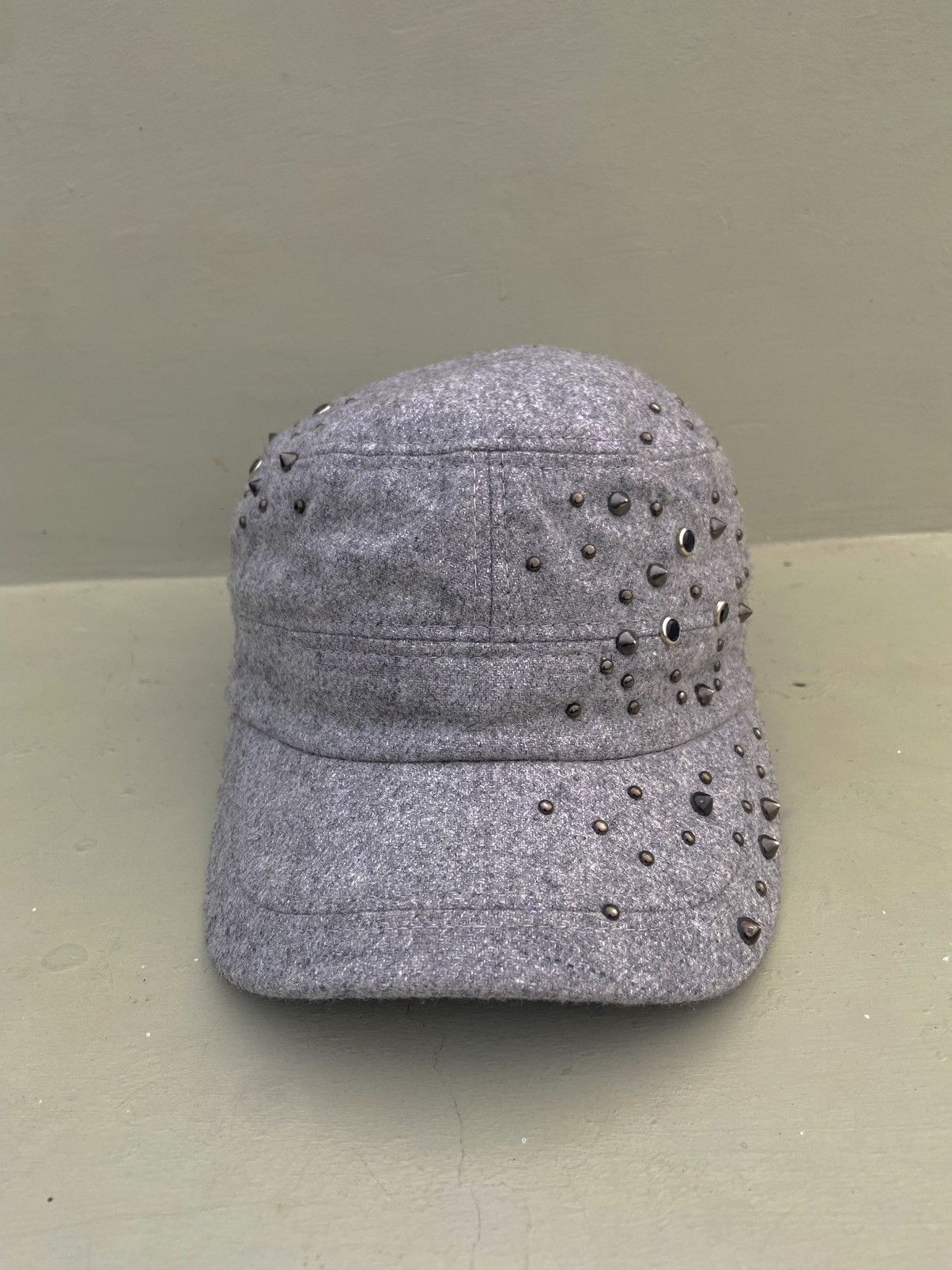 Hysteric Glamour × Japanese Brand × Vintage 2000s studded flagh wool patrol hat Size ONE SIZE - 2 Thumbnail