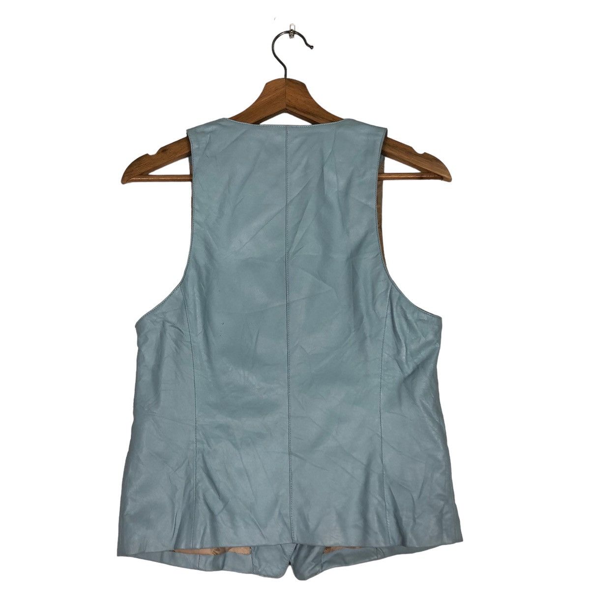 Balmain 🔥Vintage Vest Leather Tank Top Balmain Paris Size US M / EU 48-50 / 2 - 8 Thumbnail