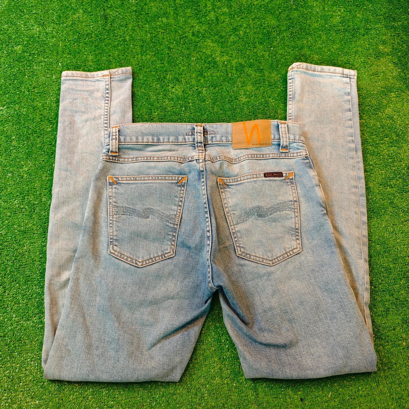 Nudie Jeans Nudie Jeans Womens 28x30 blue slim tight Terry denim pants Size 28" / US 6 / IT 42 - 1 Thumbnail