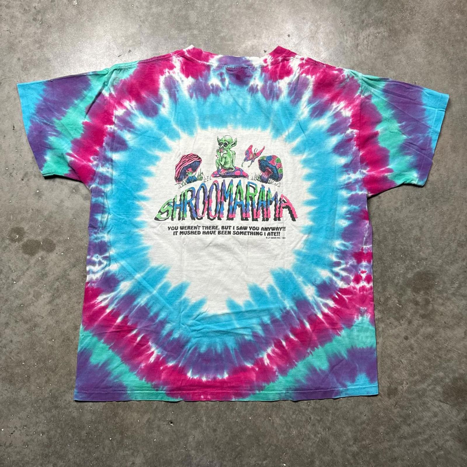 Other Shroomarama 1991 Tie Dye Physcheledic Single Stitch T-Shirt Size US L / EU 52-54 / 3 - 5 Thumbnail