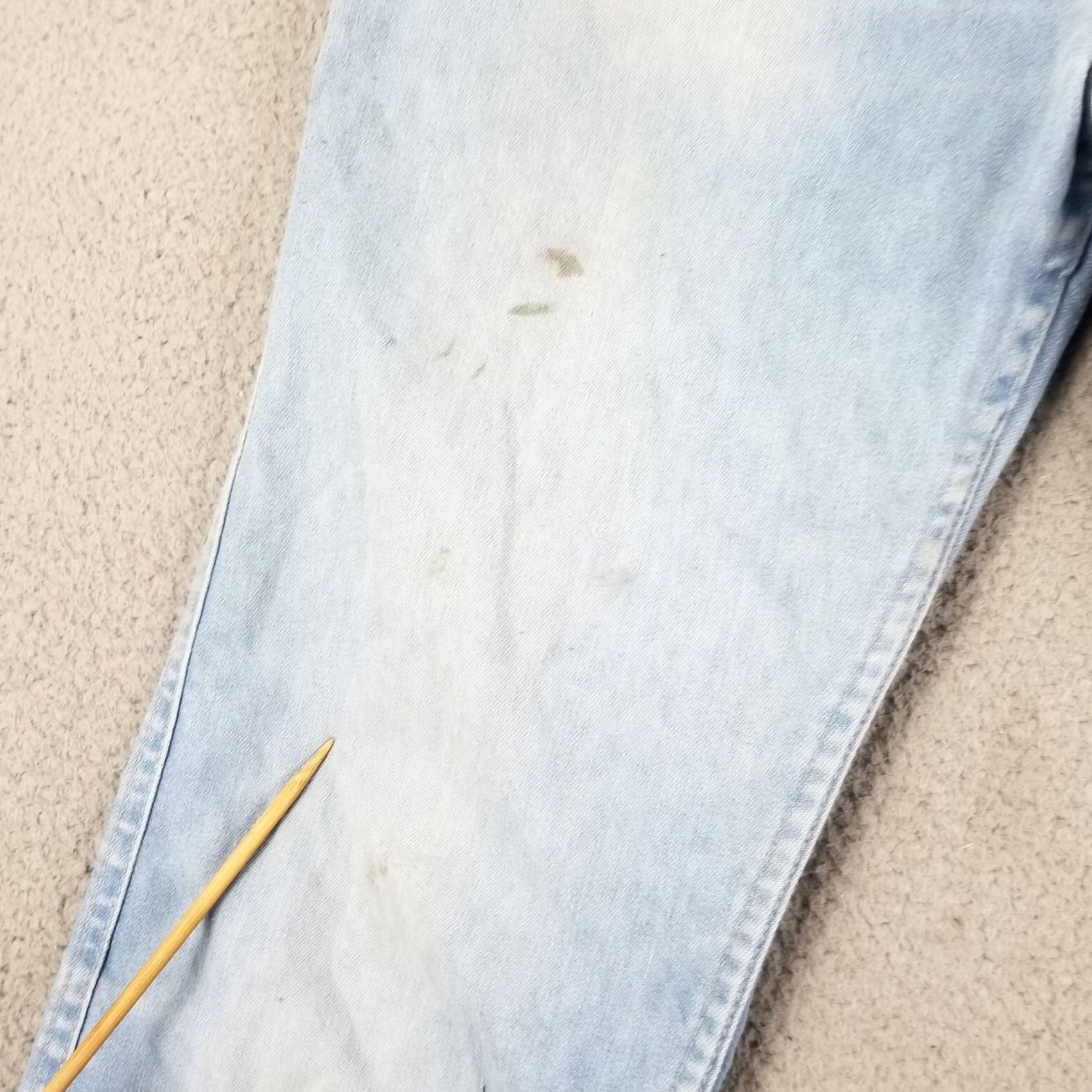 Levi's Levi's Jeans 32X30 Bootcut Blue Polyester Blend 1981 80s USA Unisex Adults Vintage Size US 32 / EU 48 - 2 Thumbnail