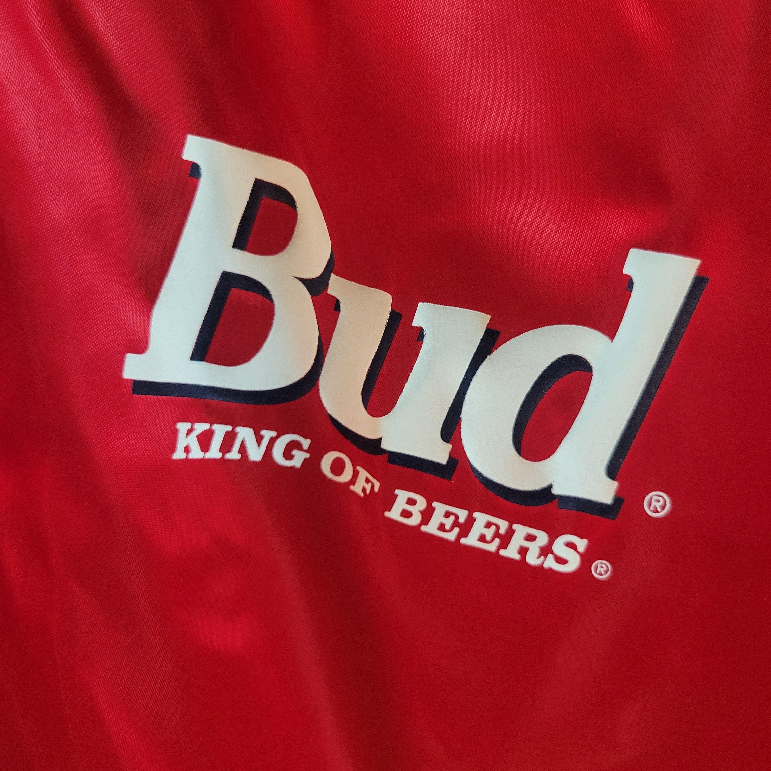 Budweiser Vintage Budweiser satin Bomber jacket Size US XL / EU 56 / 4 - 3 Thumbnail
