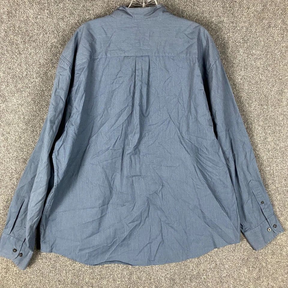 Dockers Dockers Button Down Shirt Men's XXL 18-18.5 Cotton Blend 2XL Size US XXL / EU 58 / 5 - 7 Thumbnail