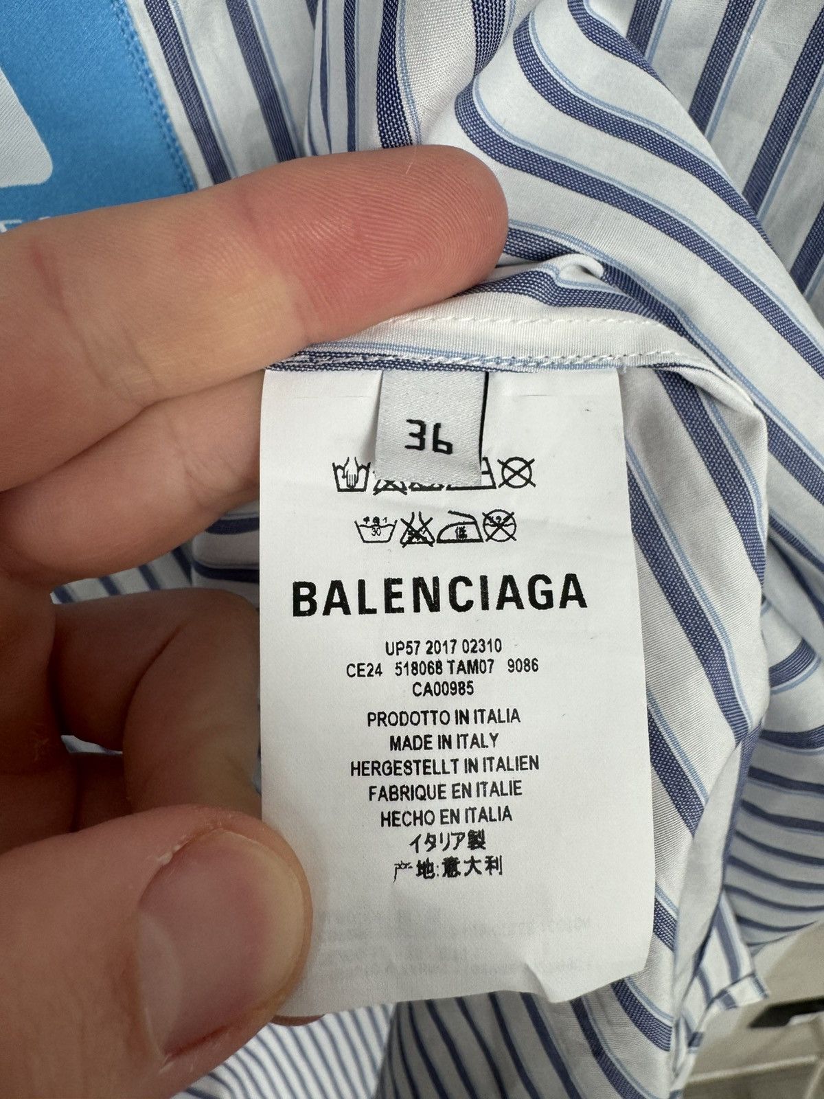 Balenciaga Balenciaga Oversized Label Spring Summer Size XS / US 0-2 / IT 36-38 - 9 Thumbnail