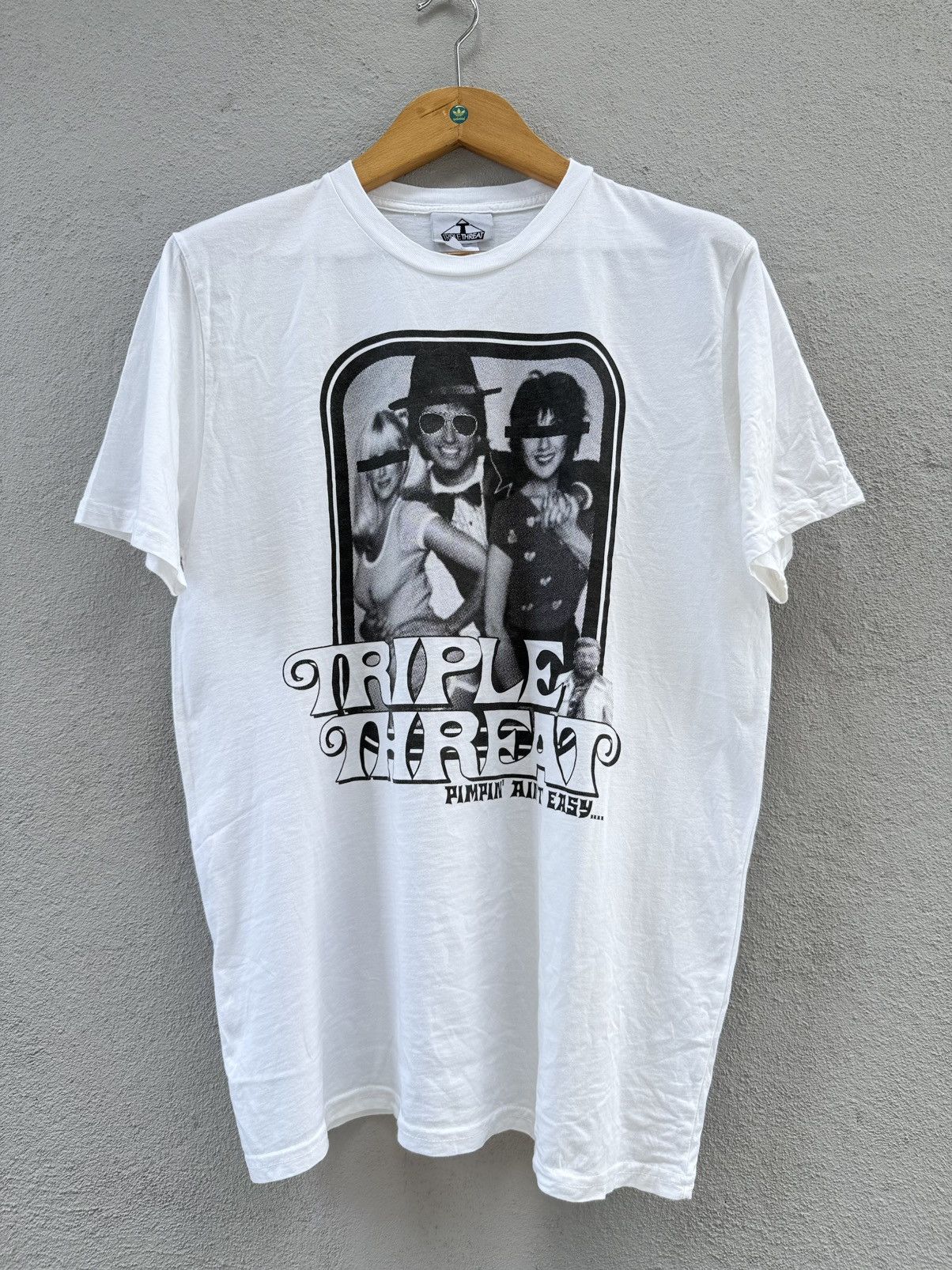Vintage Vintage Triple Threat Pimpin Ain’t Easy Playboy Usa Tee Size US L / EU 52-54 / 3 - 1 Thumbnail