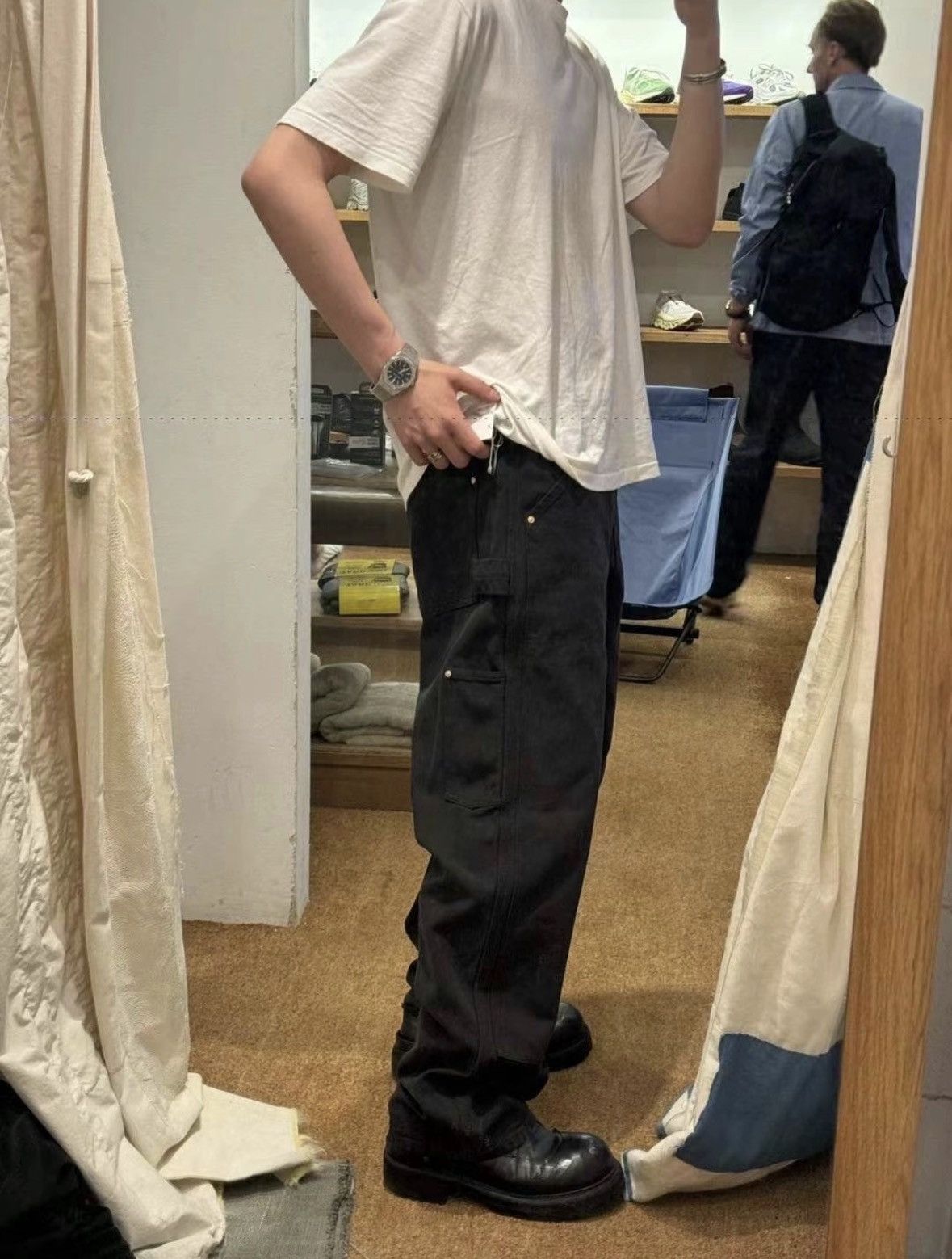 Comoli COMOLI 25SS DUCK PAINTER PANTS Size US 36 / EU 52 - 4 Thumbnail
