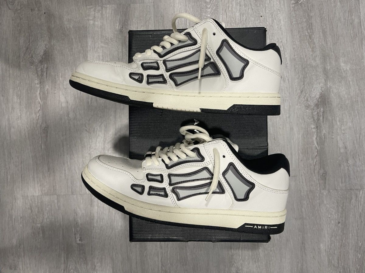 Amiri Amiri Skel Top Low 'Chunky - White Black' Size US 10 / EU 43 - 4 Thumbnail