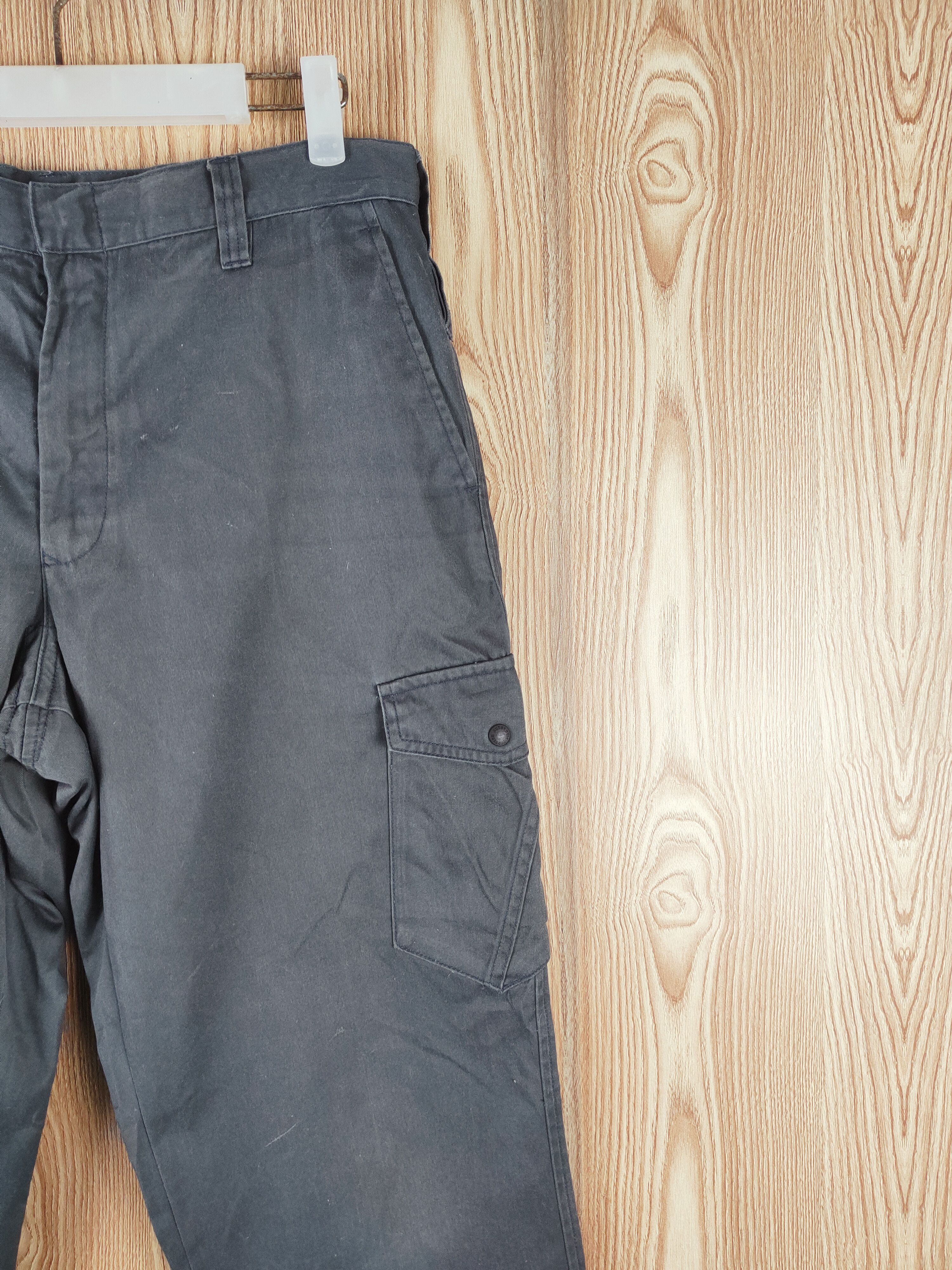 Japanese Brand × Vintage Vintage W.Impact Dark Gray Multi Tactical pocket Cargo Pants Size US 33 - 5 Thumbnail