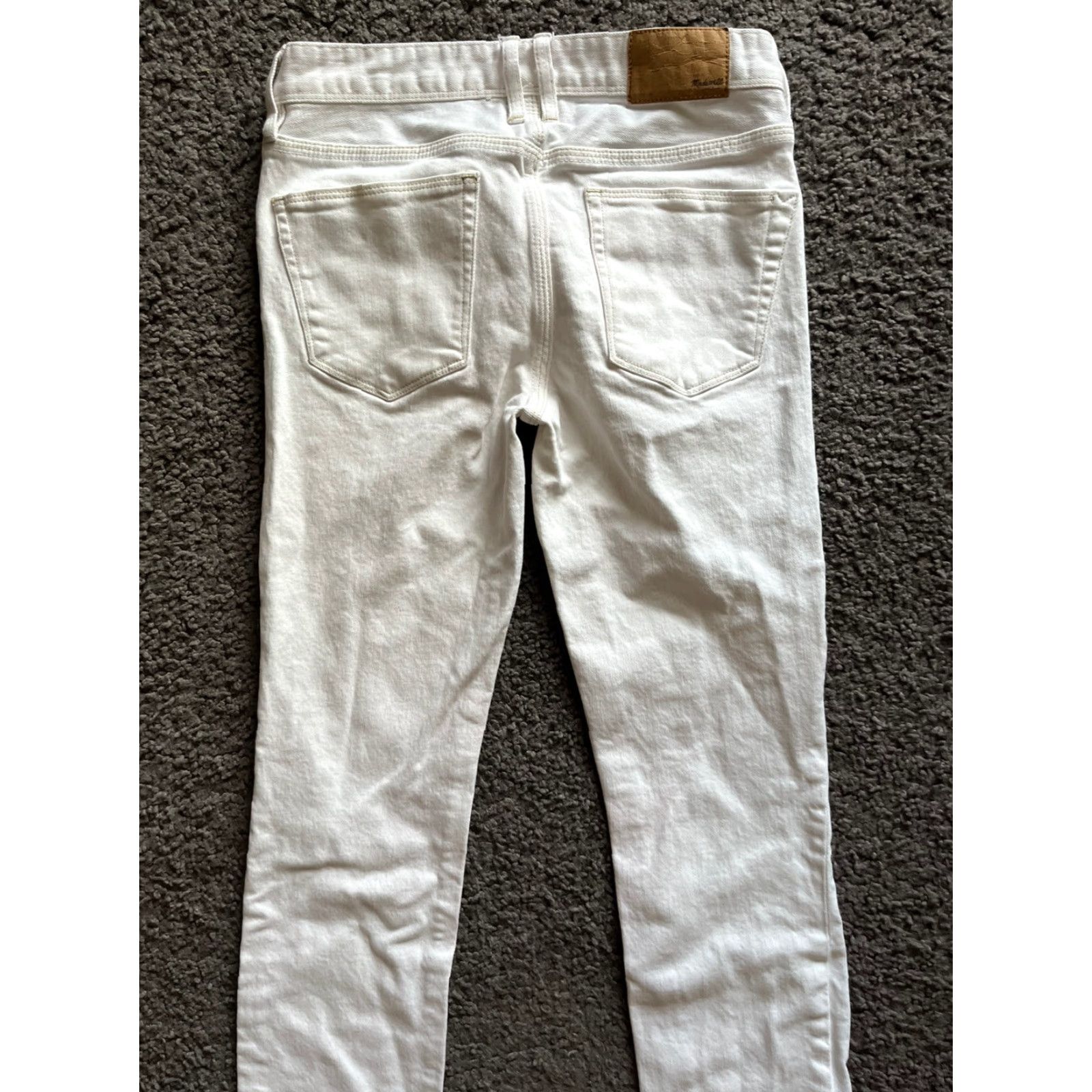 Madewell Madewell White Rail Straight Leg Denim Jeans Women Sz 24x32 Size 42" / US 20 - 2 Thumbnail