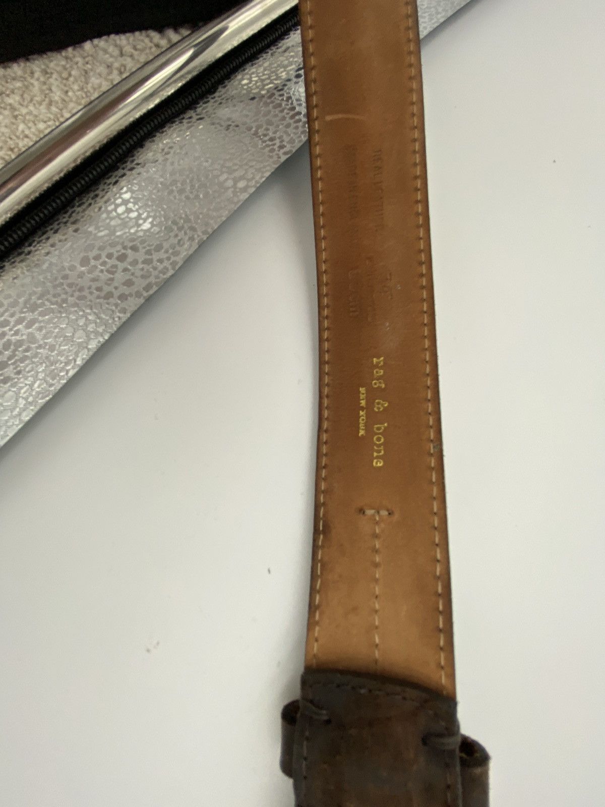 Rag & Bone Rag & Bone leather belt Size 34 - 6 Thumbnail